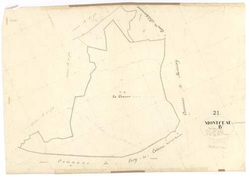 Montceau-et-Echarnant - Section B3 - 3 P PLAN 426/9