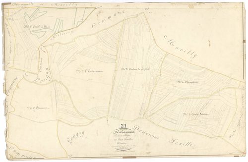 Montceau-et-Echarnant - Section G1 - 3 P PLAN 426/25