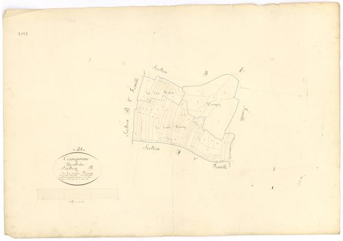 Monthelie - Section B3 - 3 P PLAN 427/7