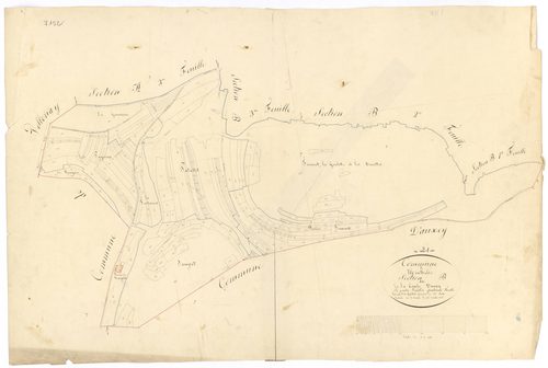 Monthelie - Section B4 - 3 P PLAN 427/8