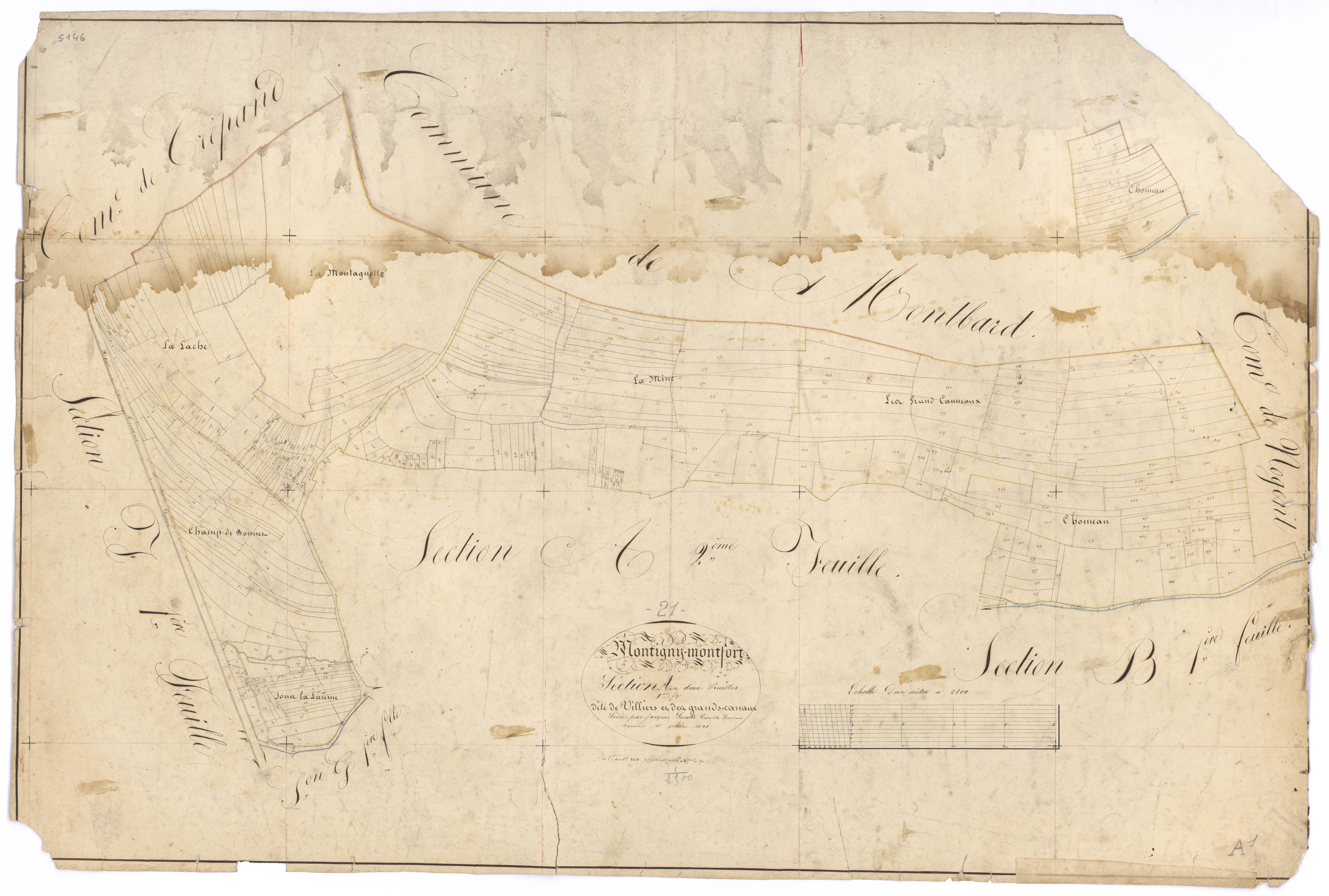 Montigny-Montfort - Section A1 - 3 P PLAN 428/2