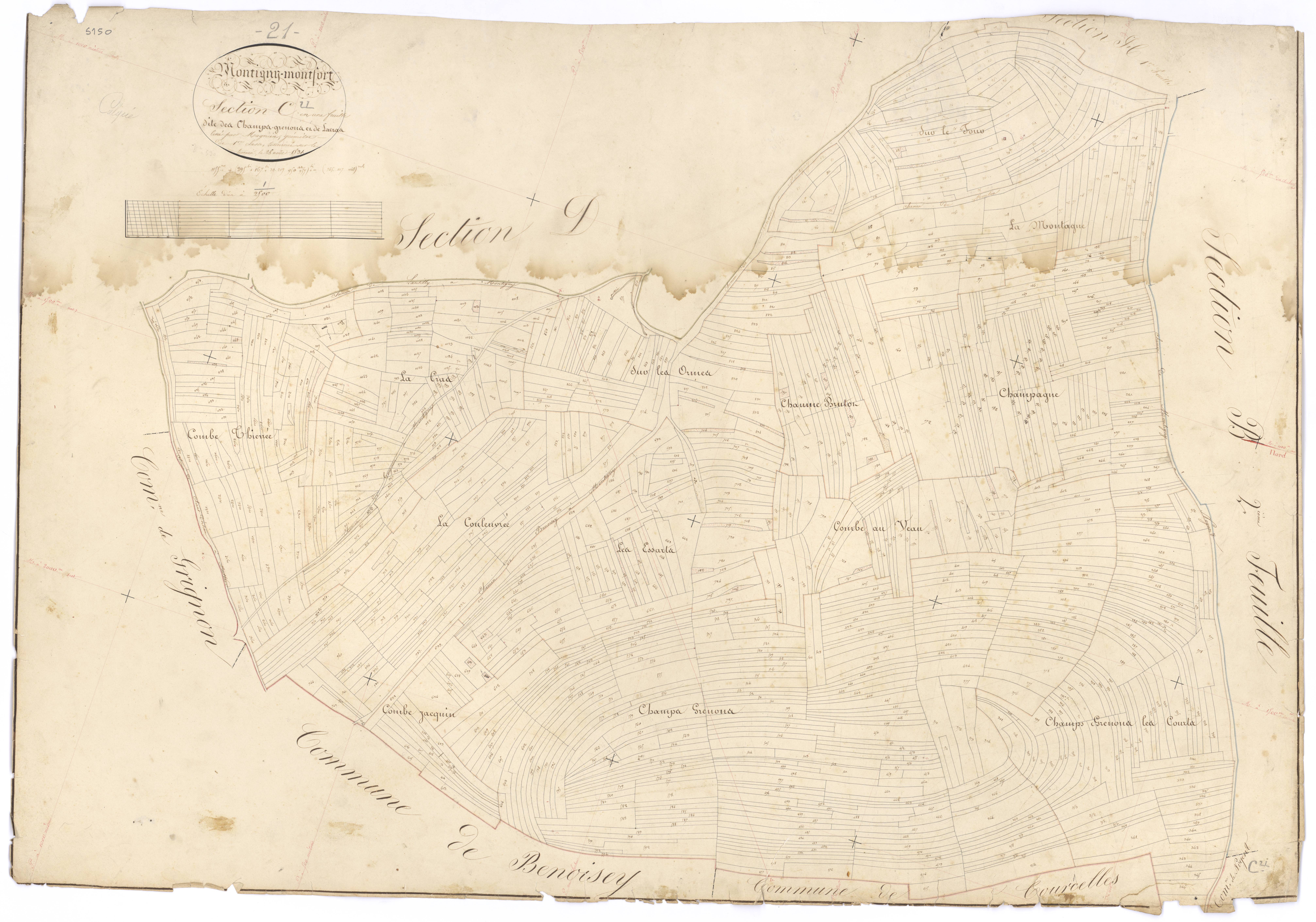 Montigny-Montfort - Section C - 3 P PLAN 428/6