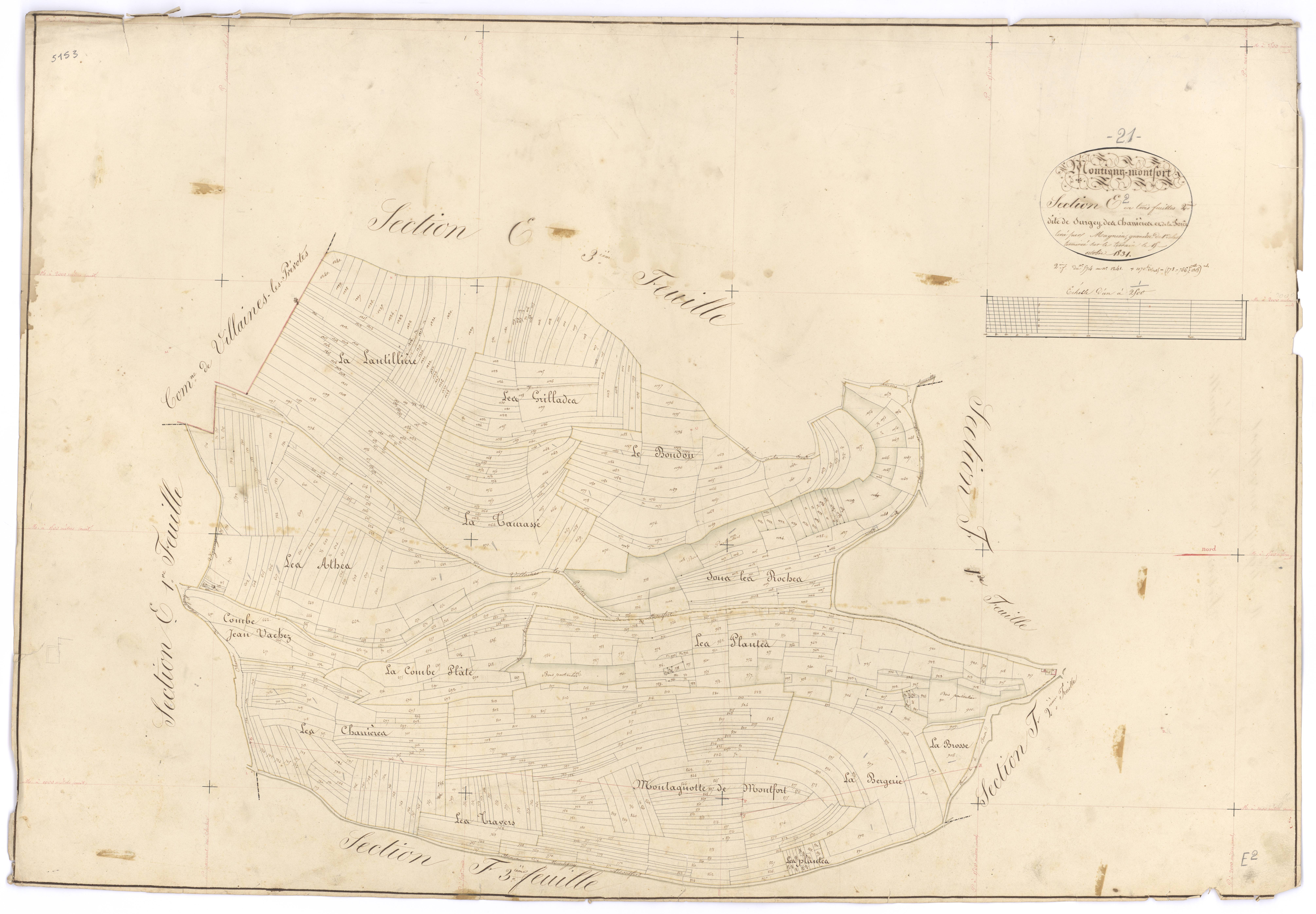 Montigny-Montfort - Section E2 - 3 P PLAN 428/9