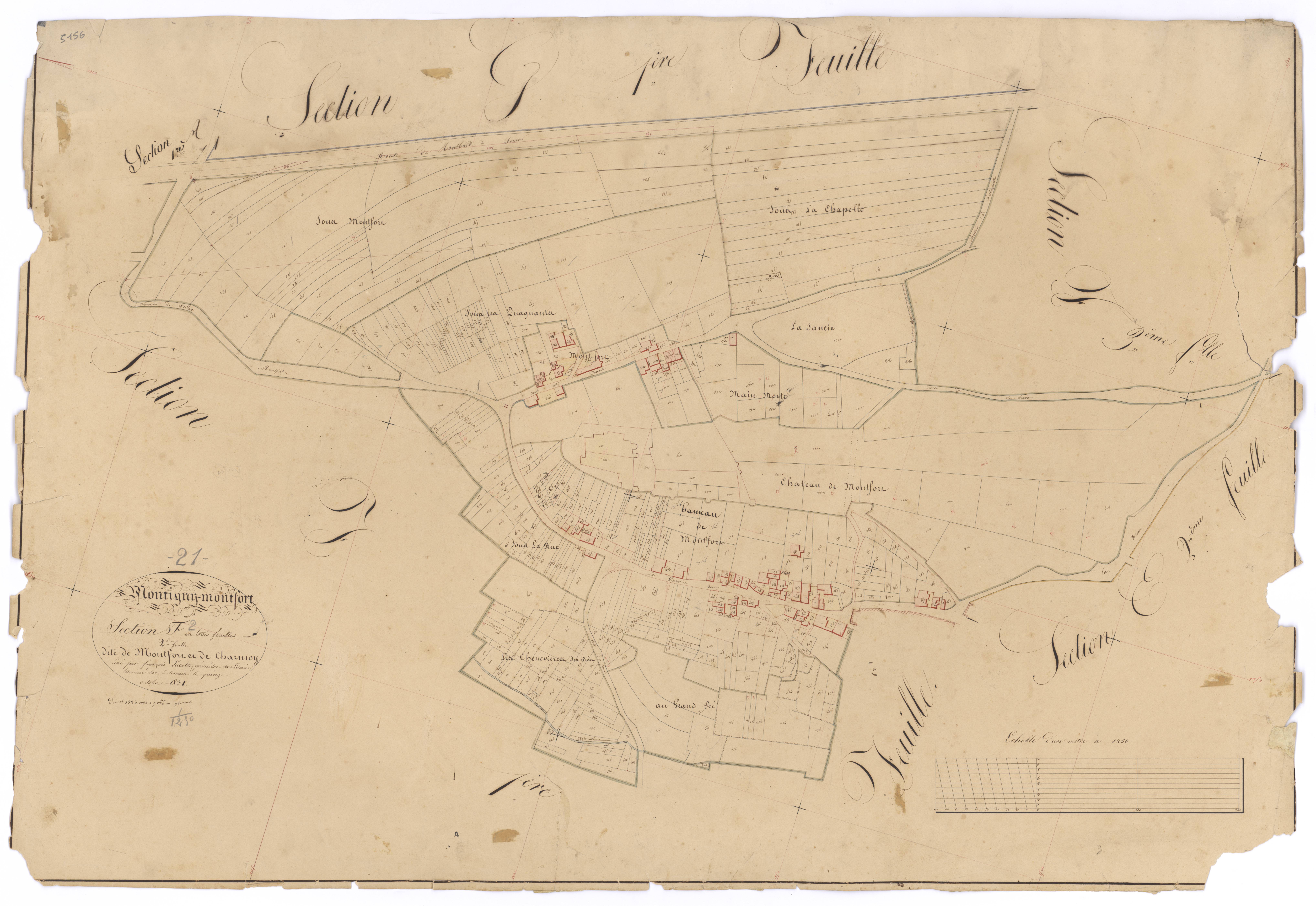 Montigny-Montfort - Section F2 - 3 P PLAN 428/12