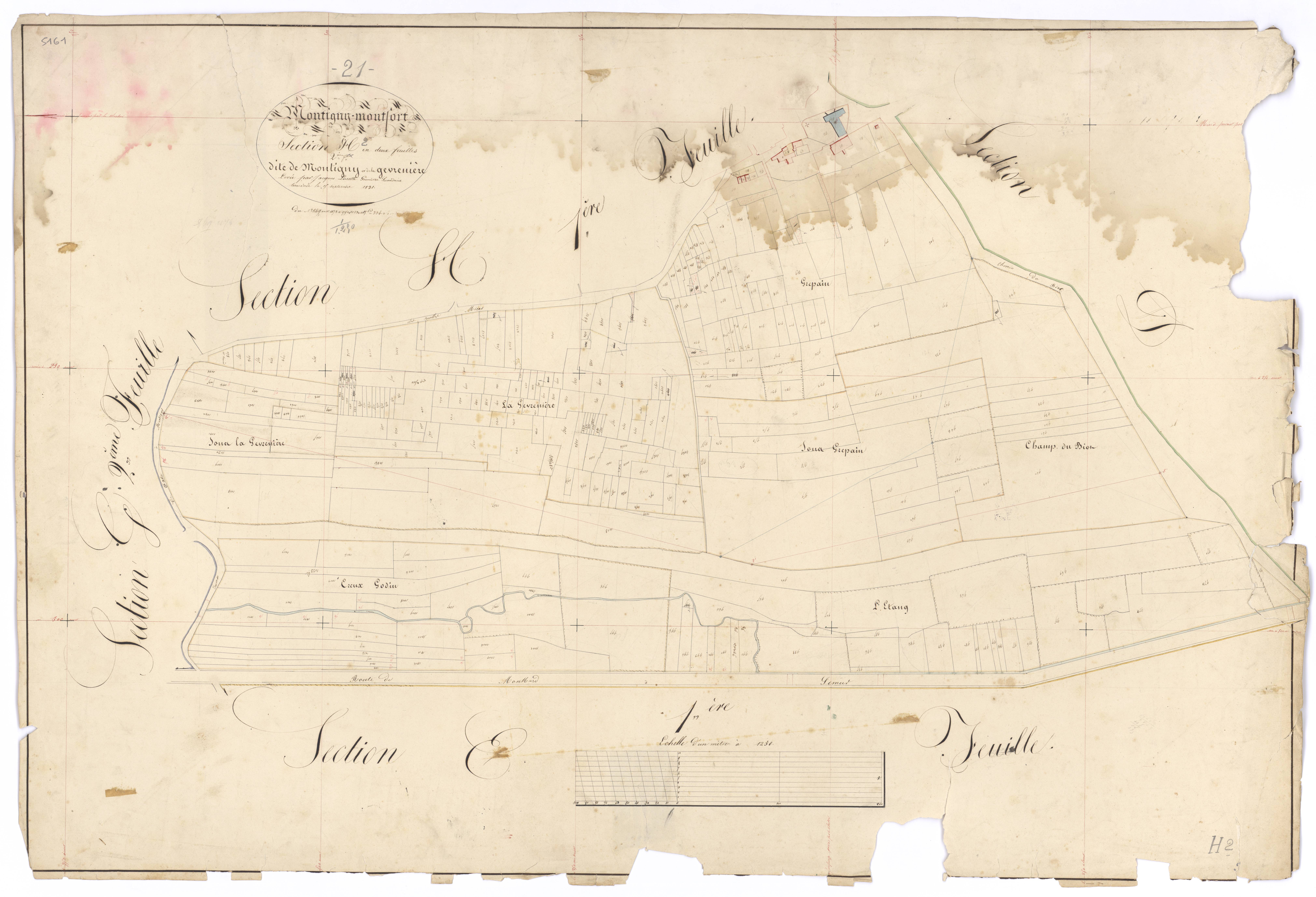 Montigny-Montfort - Section H2 - 3 P PLAN 428/17