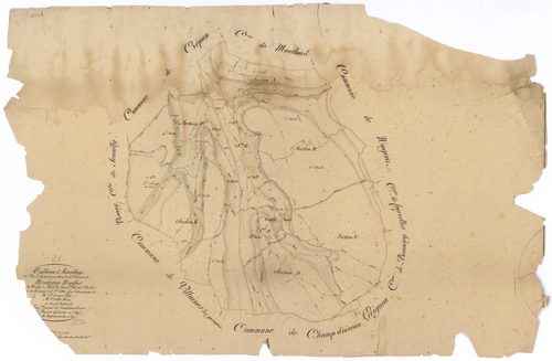 Montigny-Montfort - Tableau d'assemblage - 3 P PLAN 428/1