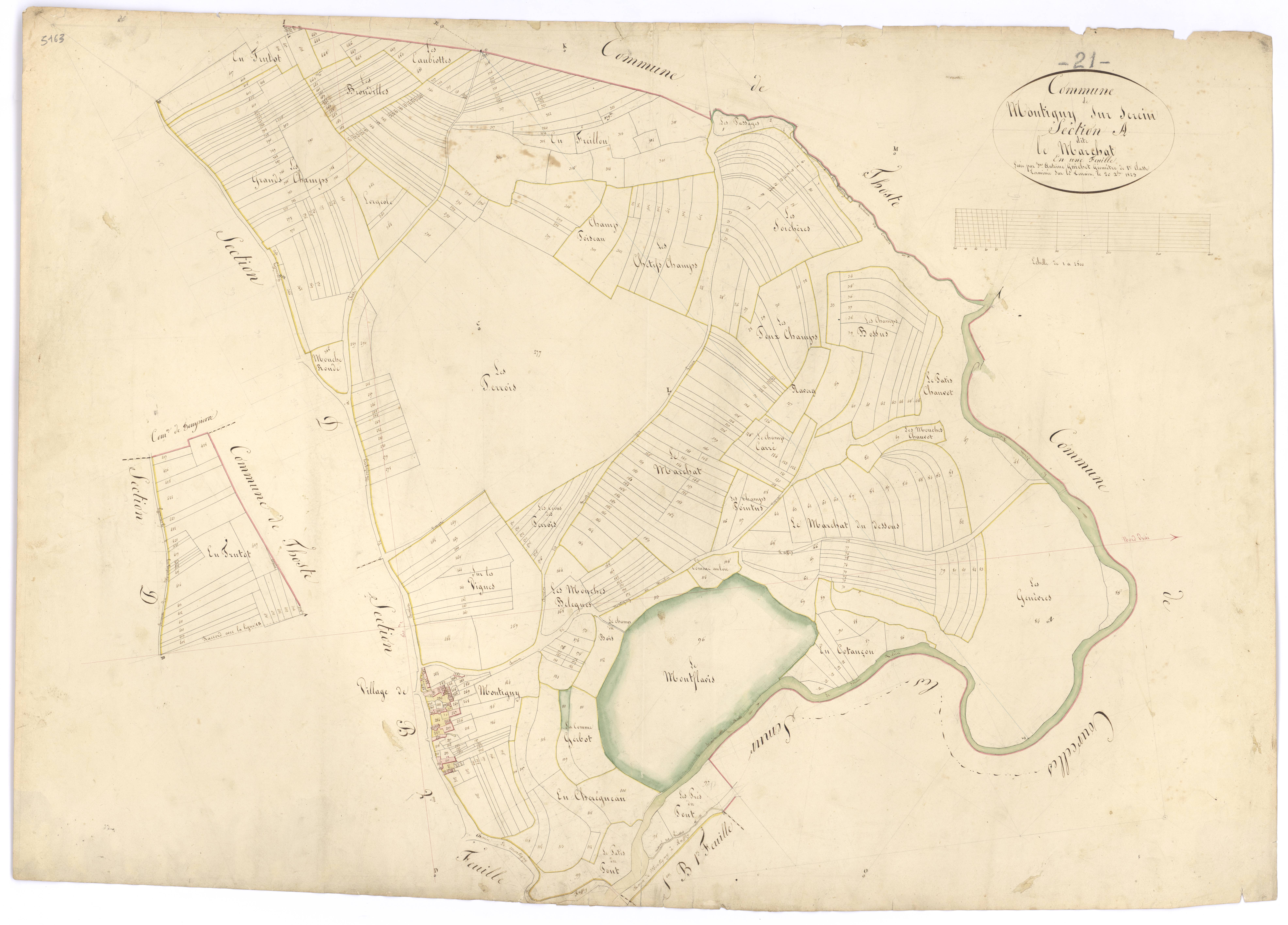 Montigny-Saint-Barthélemy - Section A - 3 P PLAN 429/2