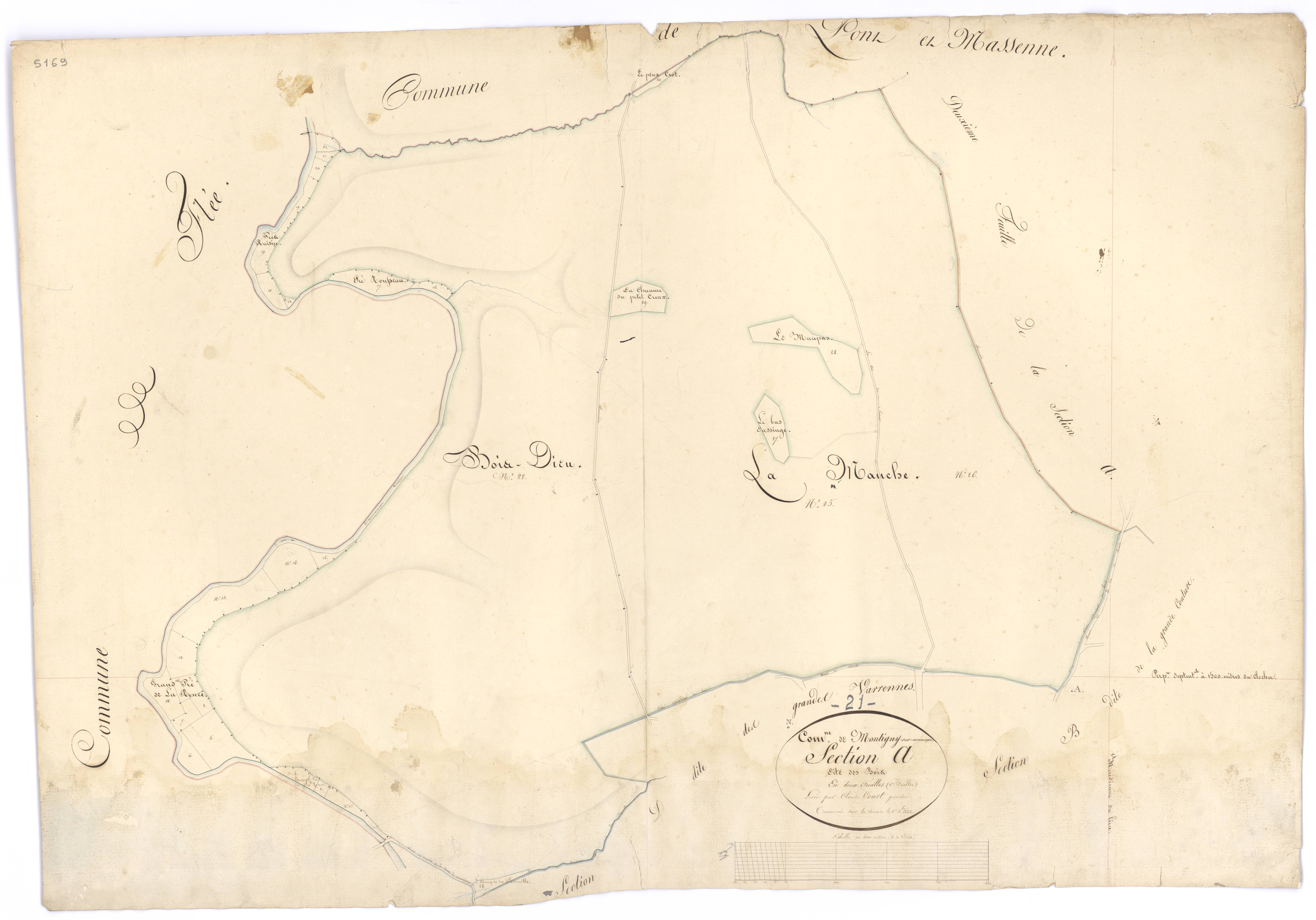 Montigny-sur-Armançon - Section A1 - 3 P PLAN 430/2