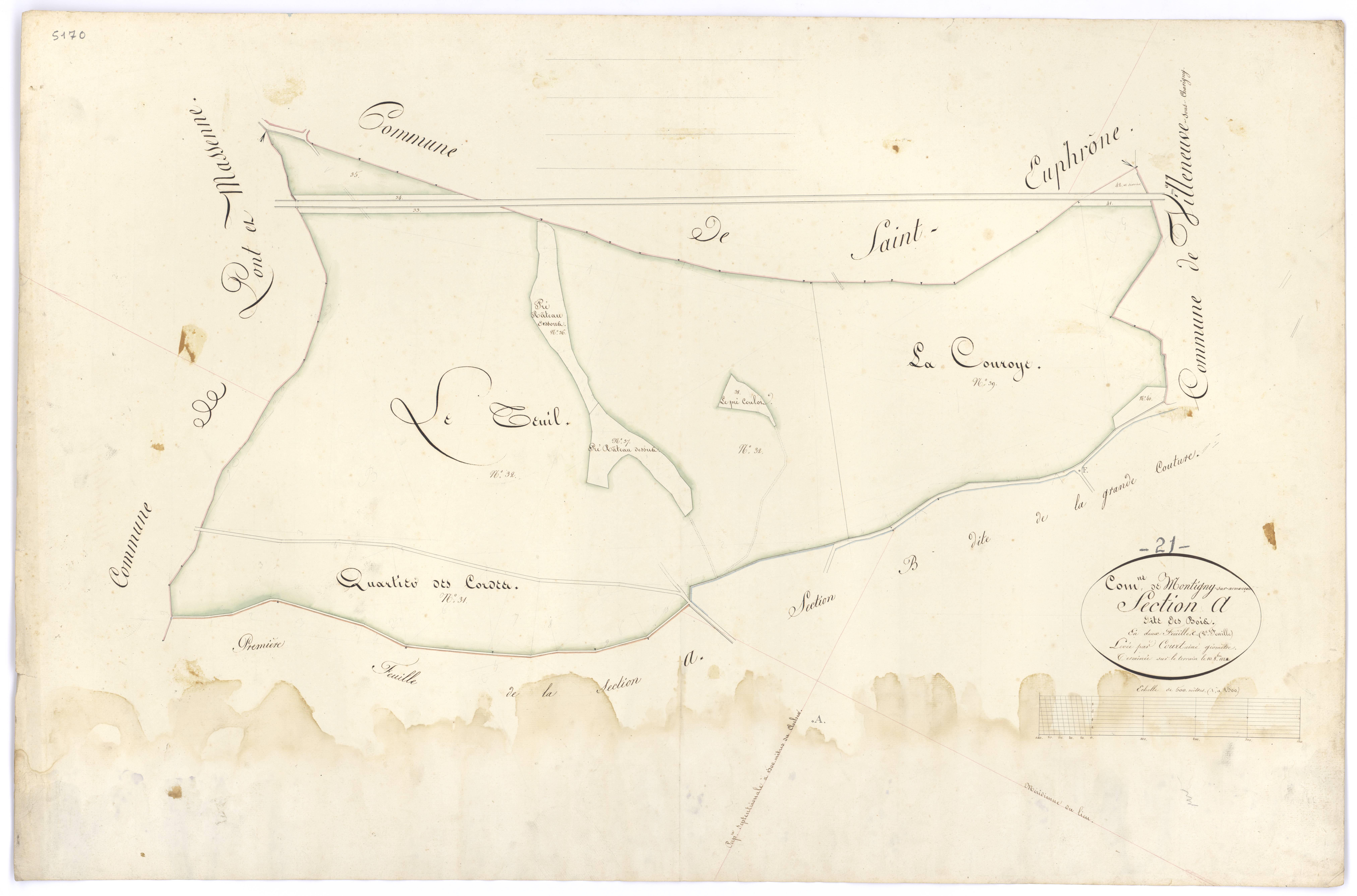 Montigny-sur-Armançon - Section A2 - 3 P PLAN 430/3