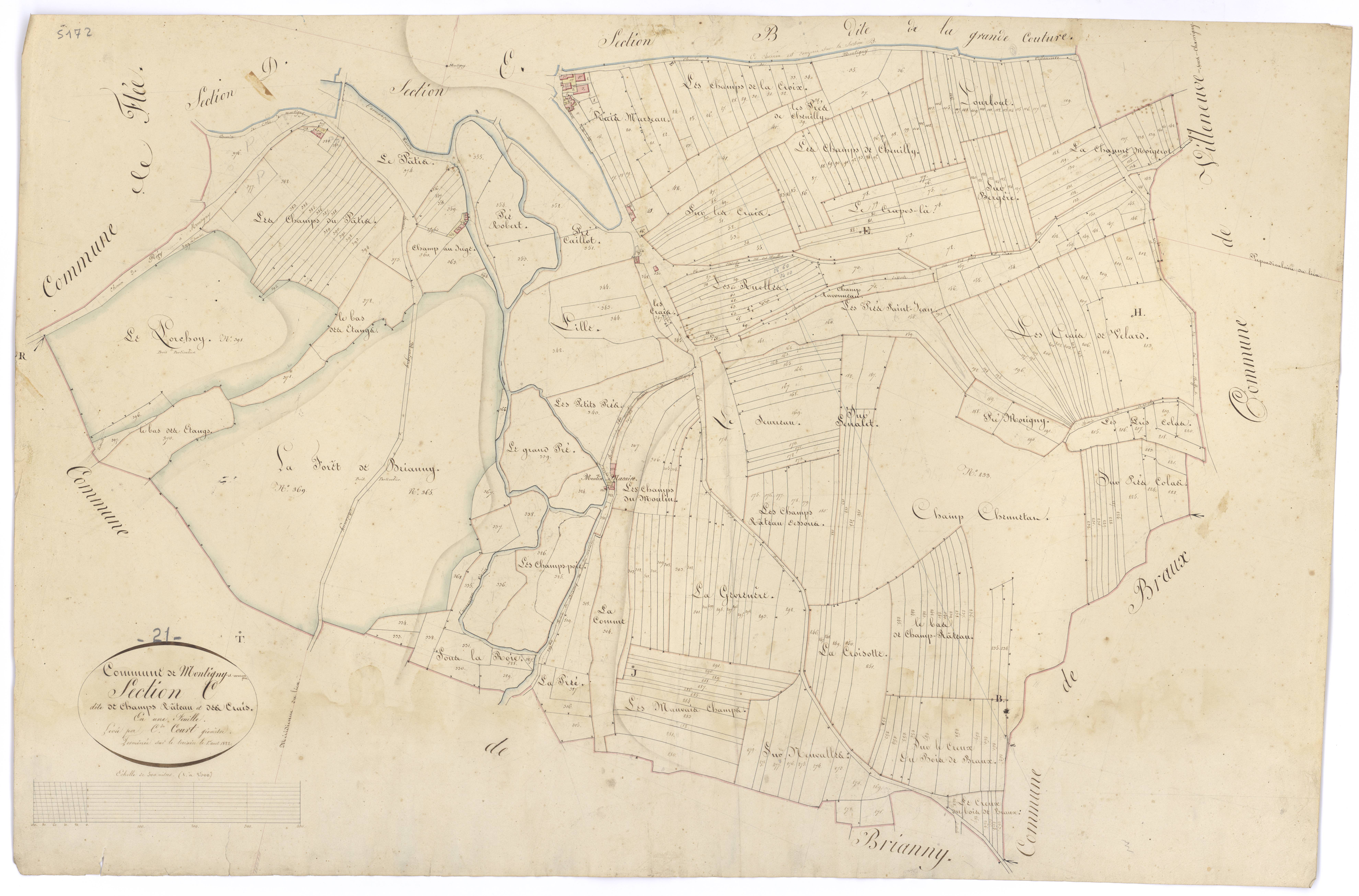 Montigny-sur-Armançon - Section C - 3 P PLAN 430/5