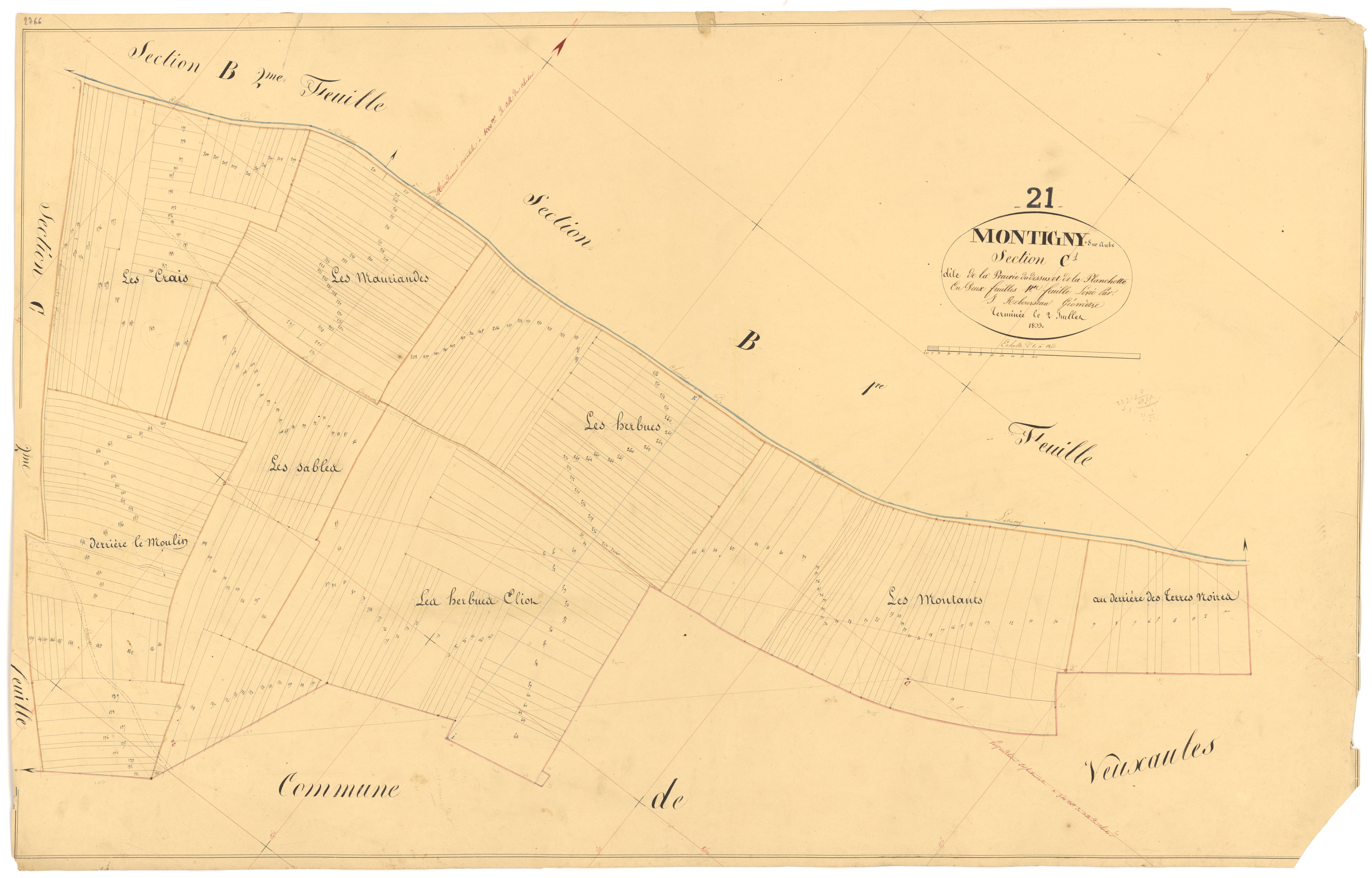 Montigny-sur-Aube - Section C1 - 3 P PLAN 431/11