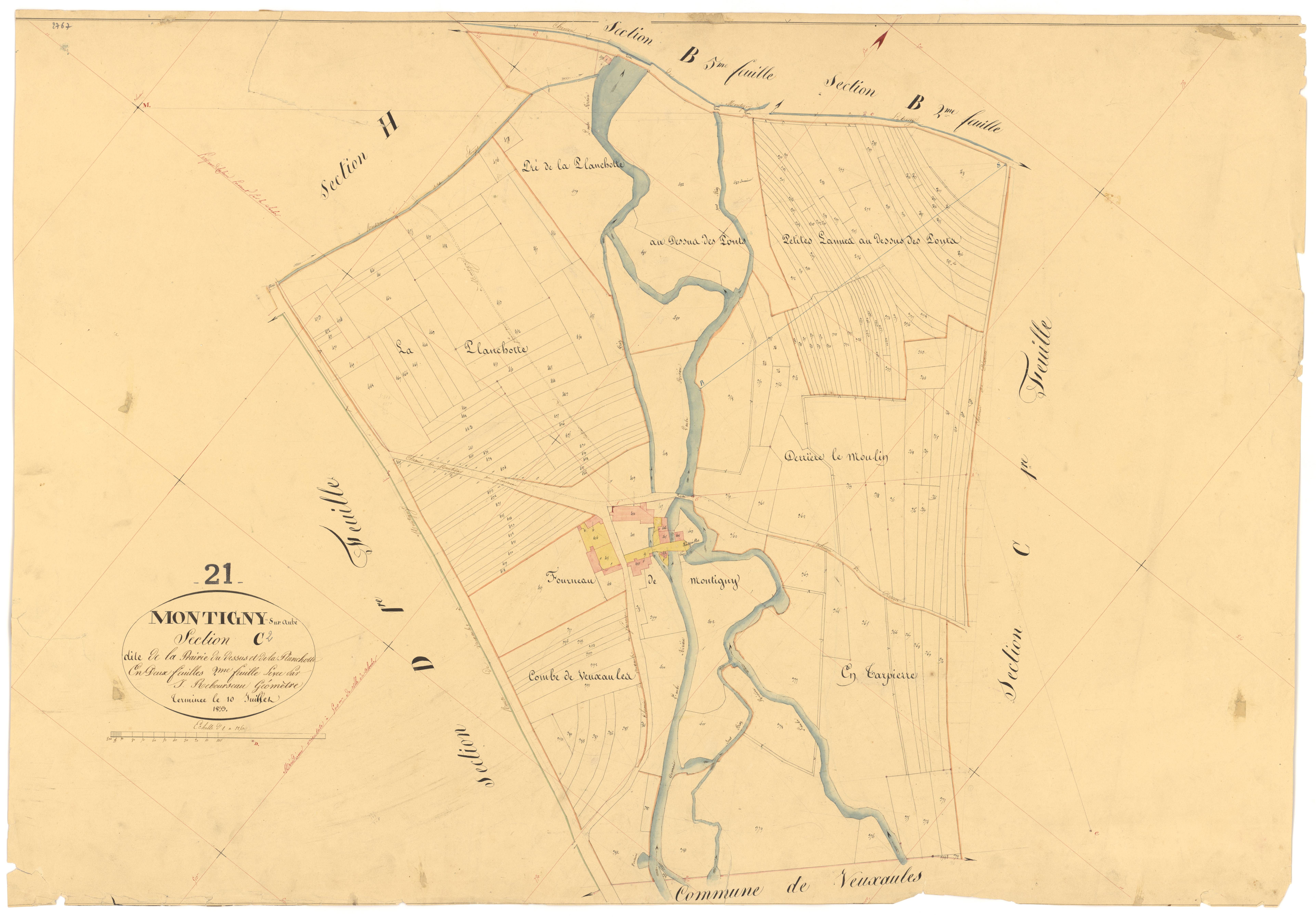 Montigny-sur-Aube - Section C2 - 3 P PLAN 431/12