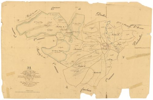 Montigny-sur-Aube - Tableau d'assemblage - 3 P PLAN 431/1