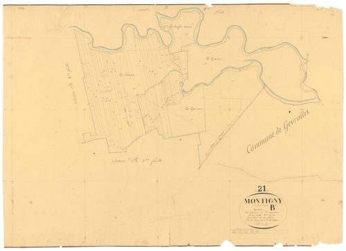 Montigny-sur-Aube - Section B3 - 3 P PLAN 431/8