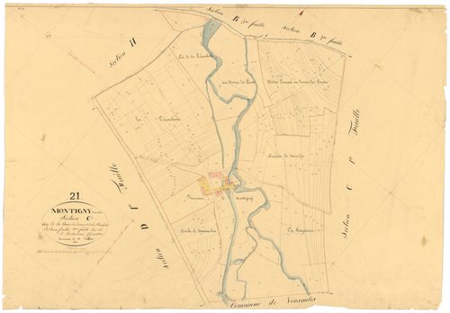 Montigny-sur-Aube - Section C2 - 3 P PLAN 431/12