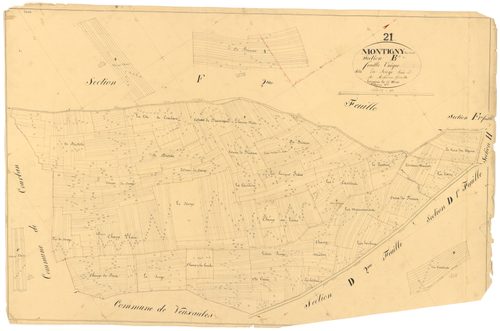 Montigny-sur-Aube - Section E - 3 P PLAN 431/15