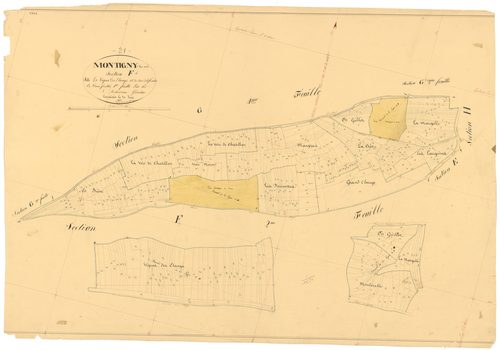 Montigny-sur-Aube - Section F1 - 3 P PLAN 431/16