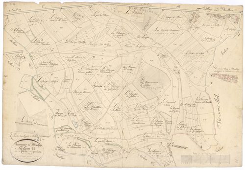 Montlay-en-Auxois - Section B - 3 P PLAN 433/3