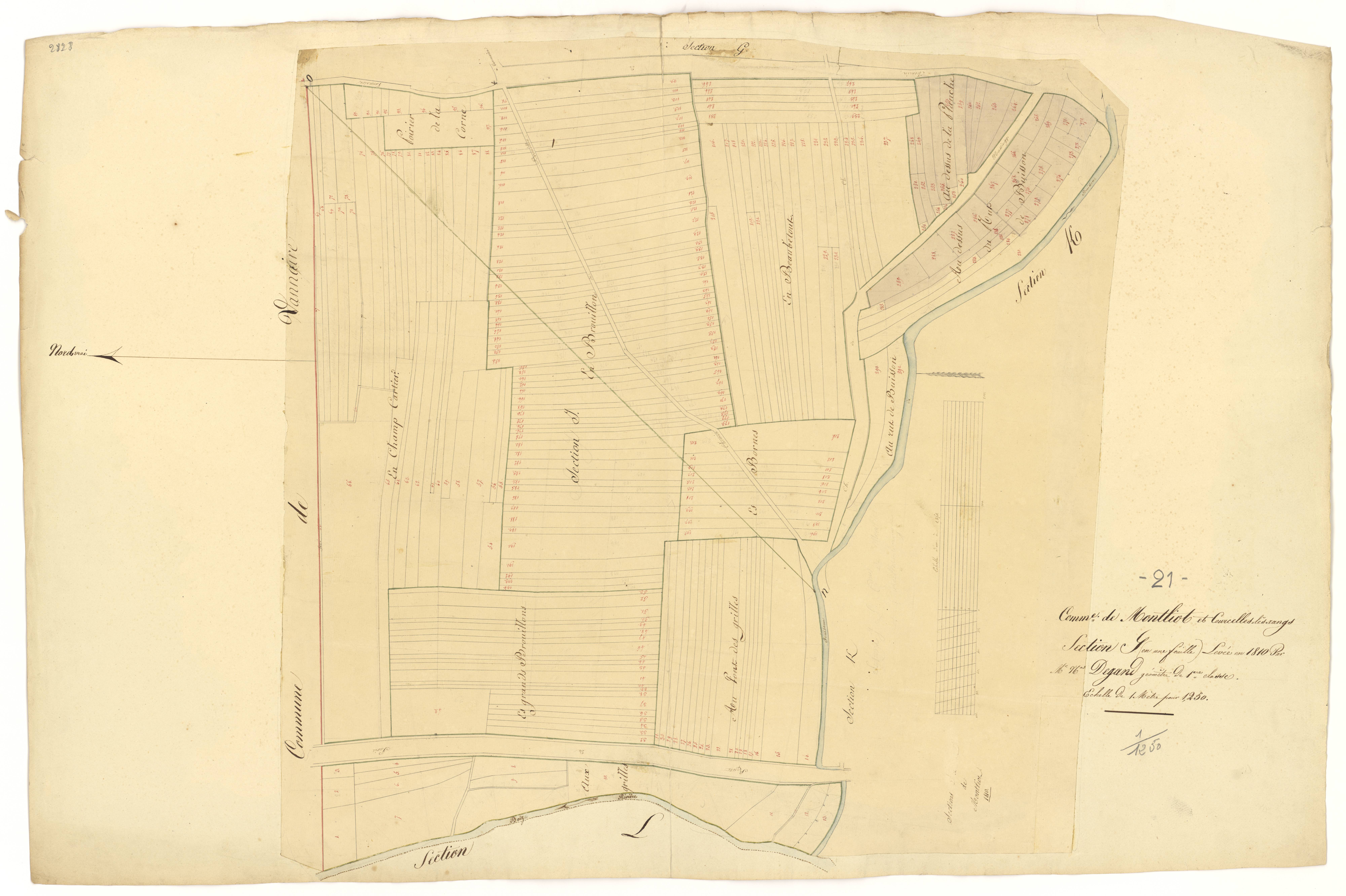 Montliot-et-Courcelles - Section I - 3 P PLAN 434/10