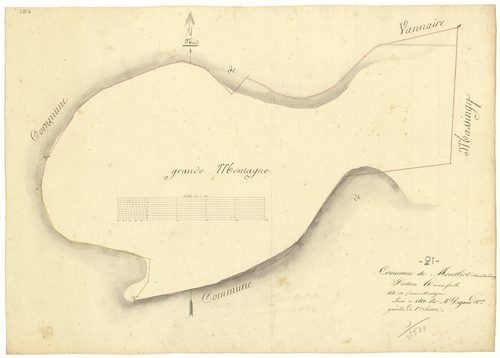 Montliot-et-Courcelles - Section H - 3 P PLAN 434/9
