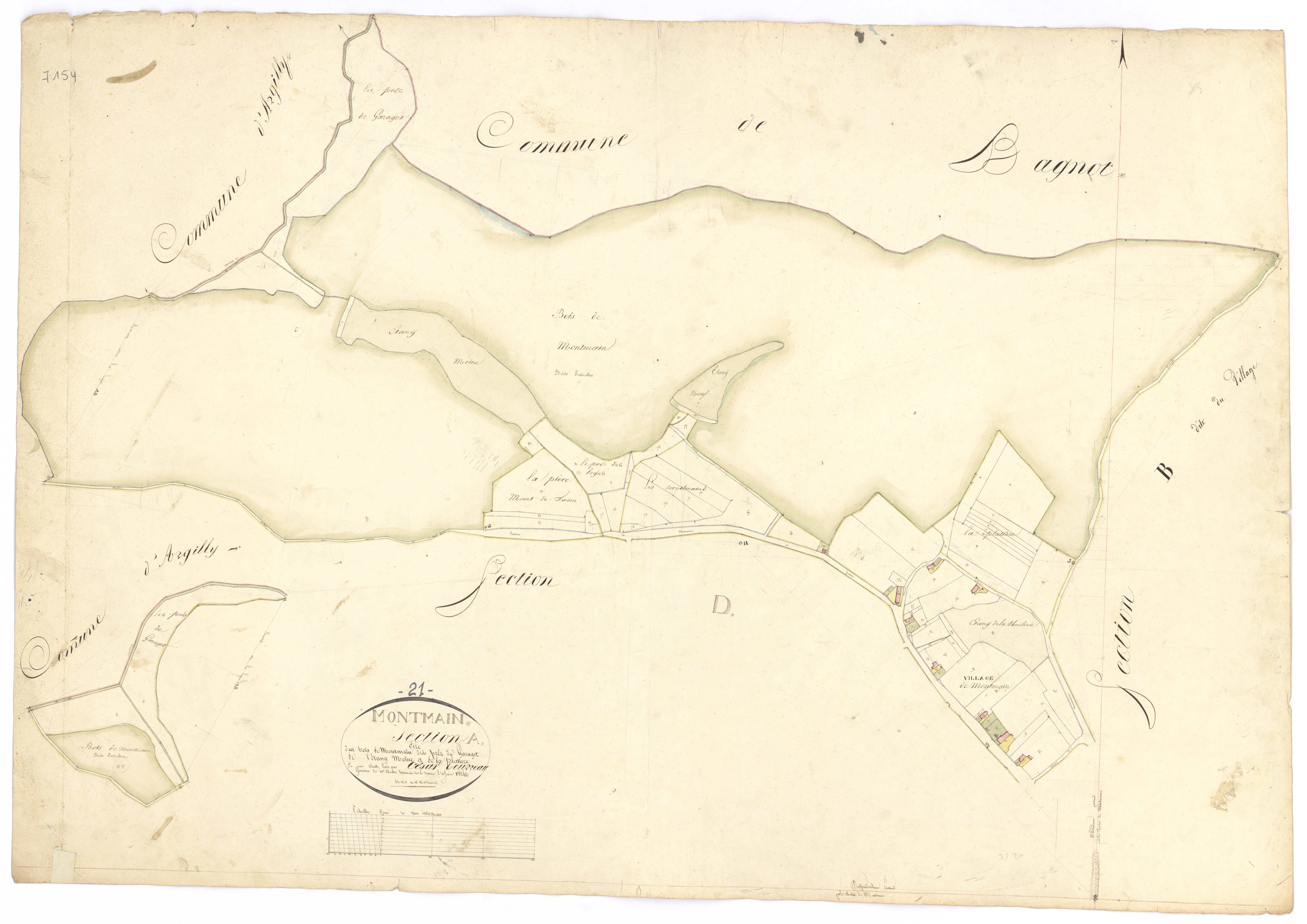 Montmain - Section A - 3 P PLAN 435/2