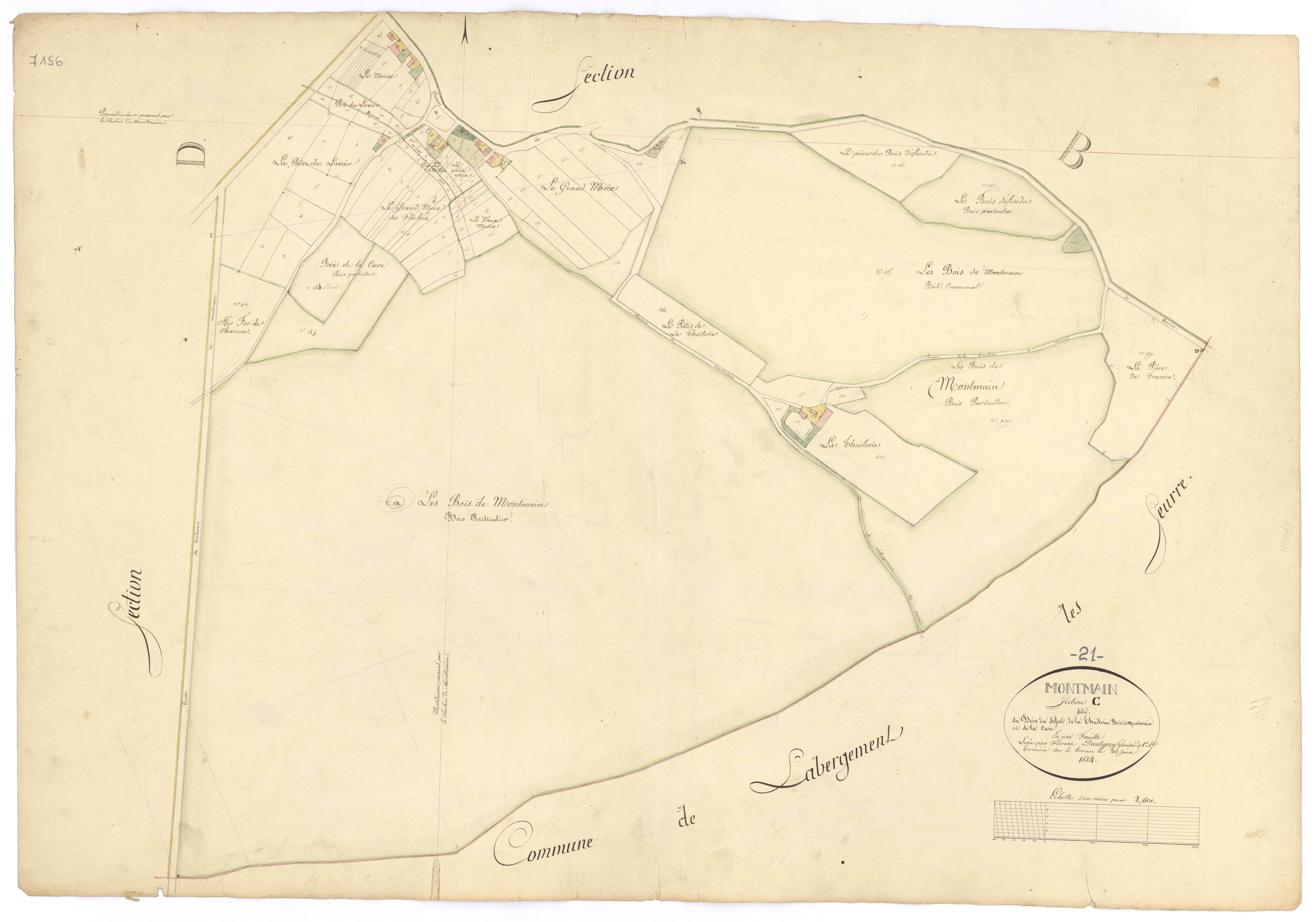 Montmain - Section C - 3 P PLAN 435/4