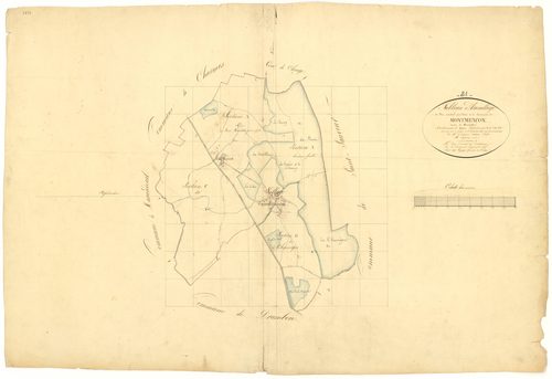 Montmançon - Tableau d'assemblage - 3 P PLAN 436/1