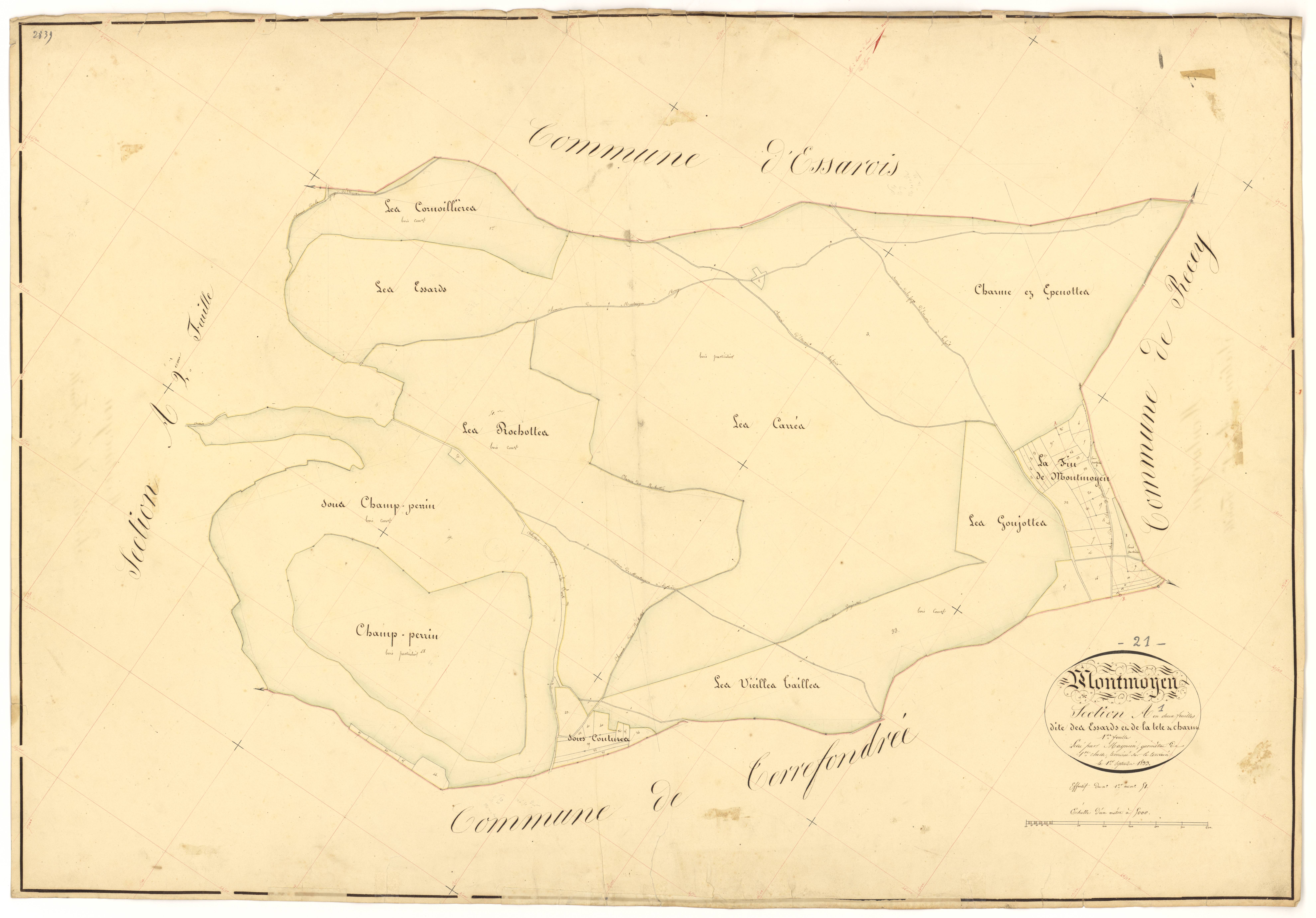 Montmoyen - Section A1 - 3 P PLAN 437/2