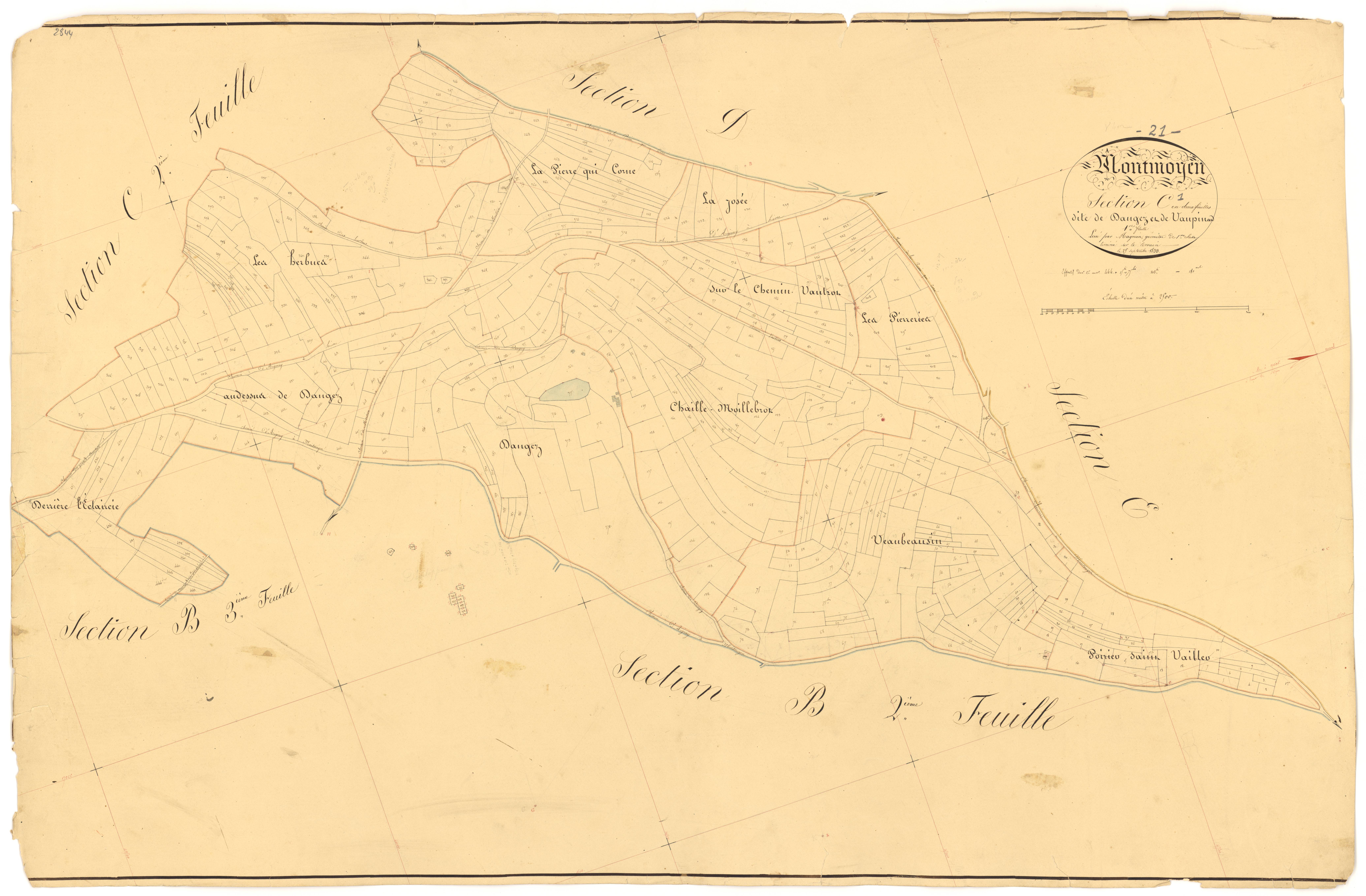 Montmoyen - Section C1 - 3 P PLAN 437/7