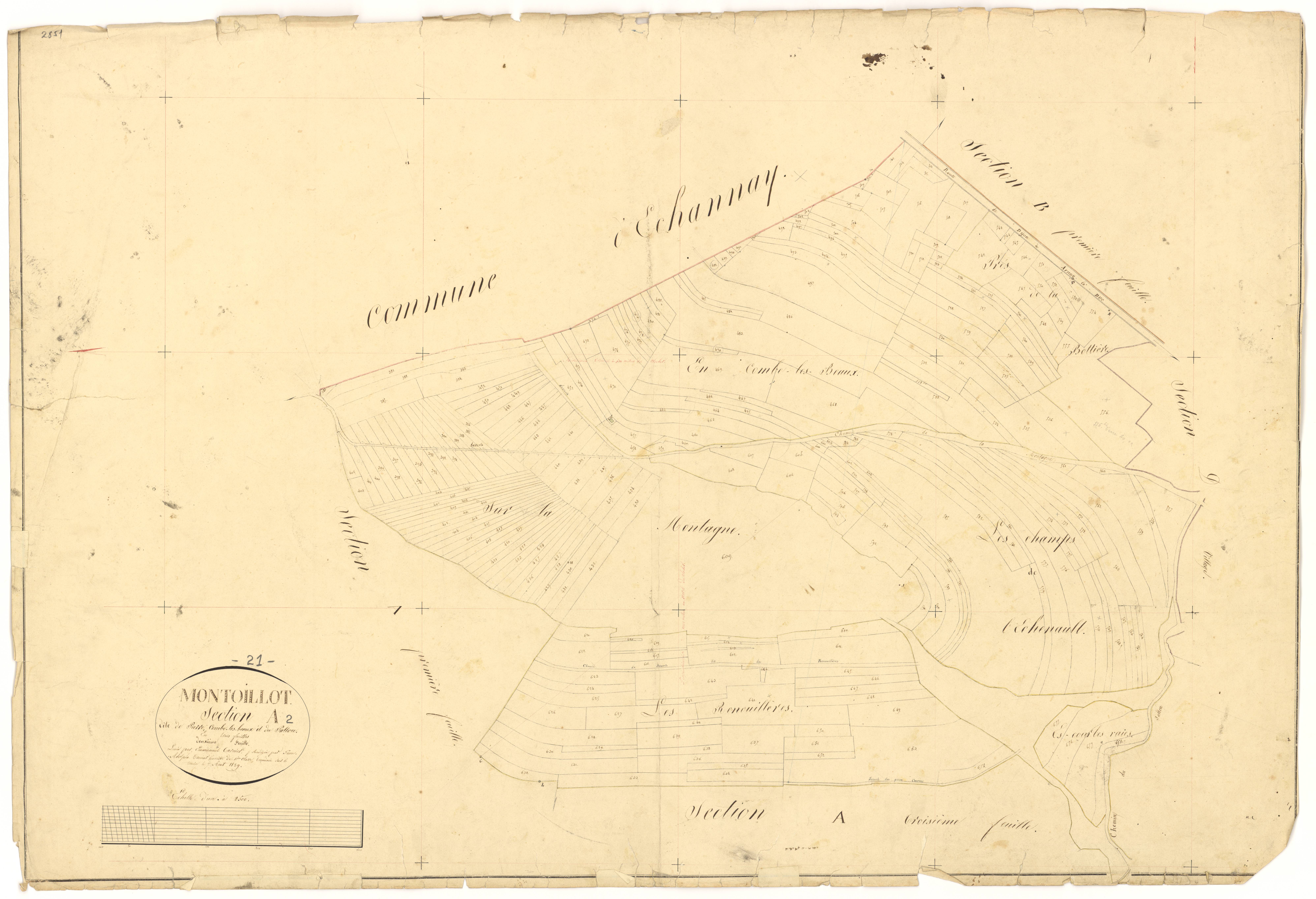 Montoillot - Section A2 - 3 P PLAN 438/3