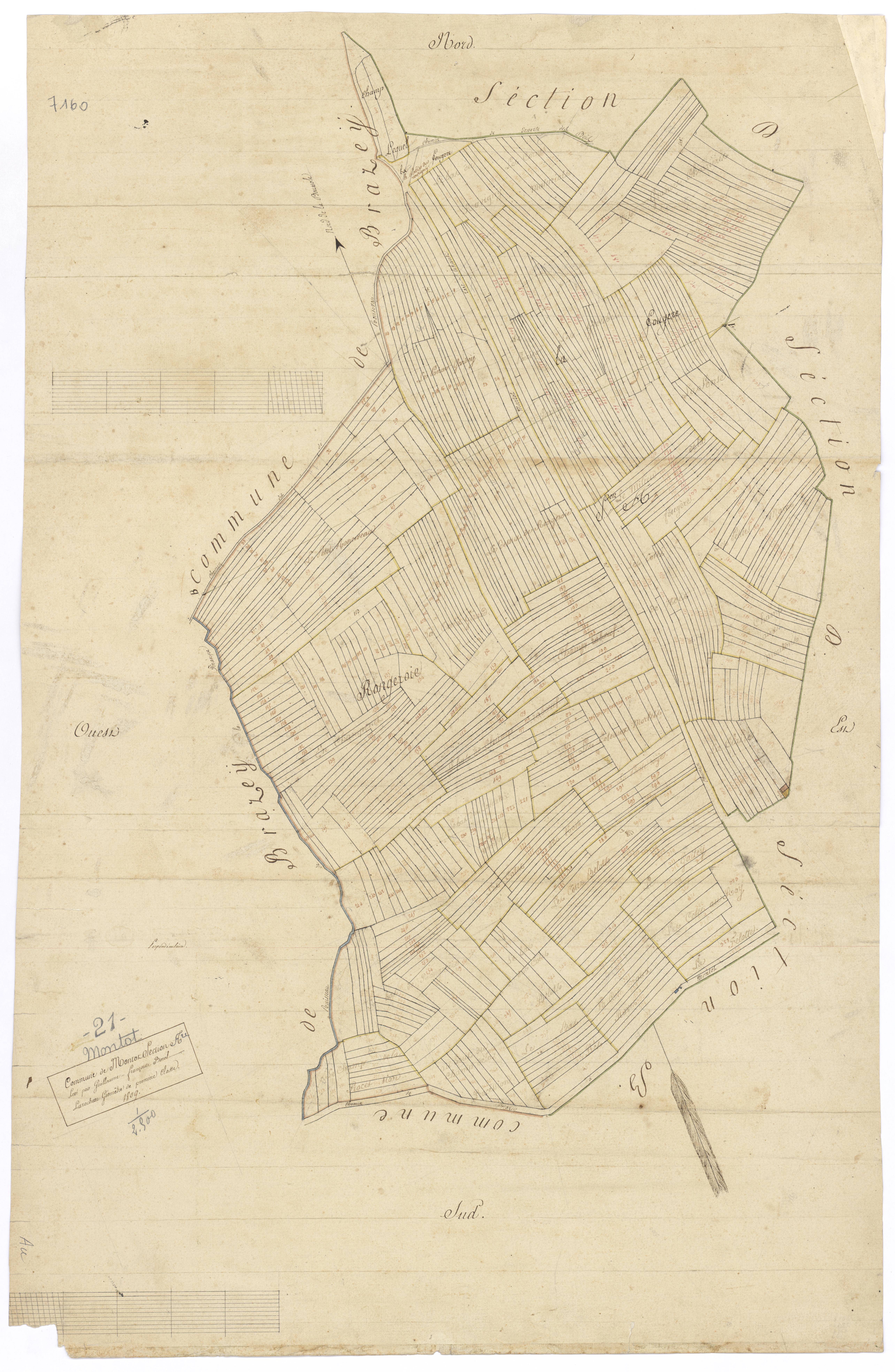 Montot - Section A - 3 P PLAN 439/2