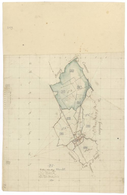 Montot - Tableau d'assemblage - 3 P PLAN 439/1