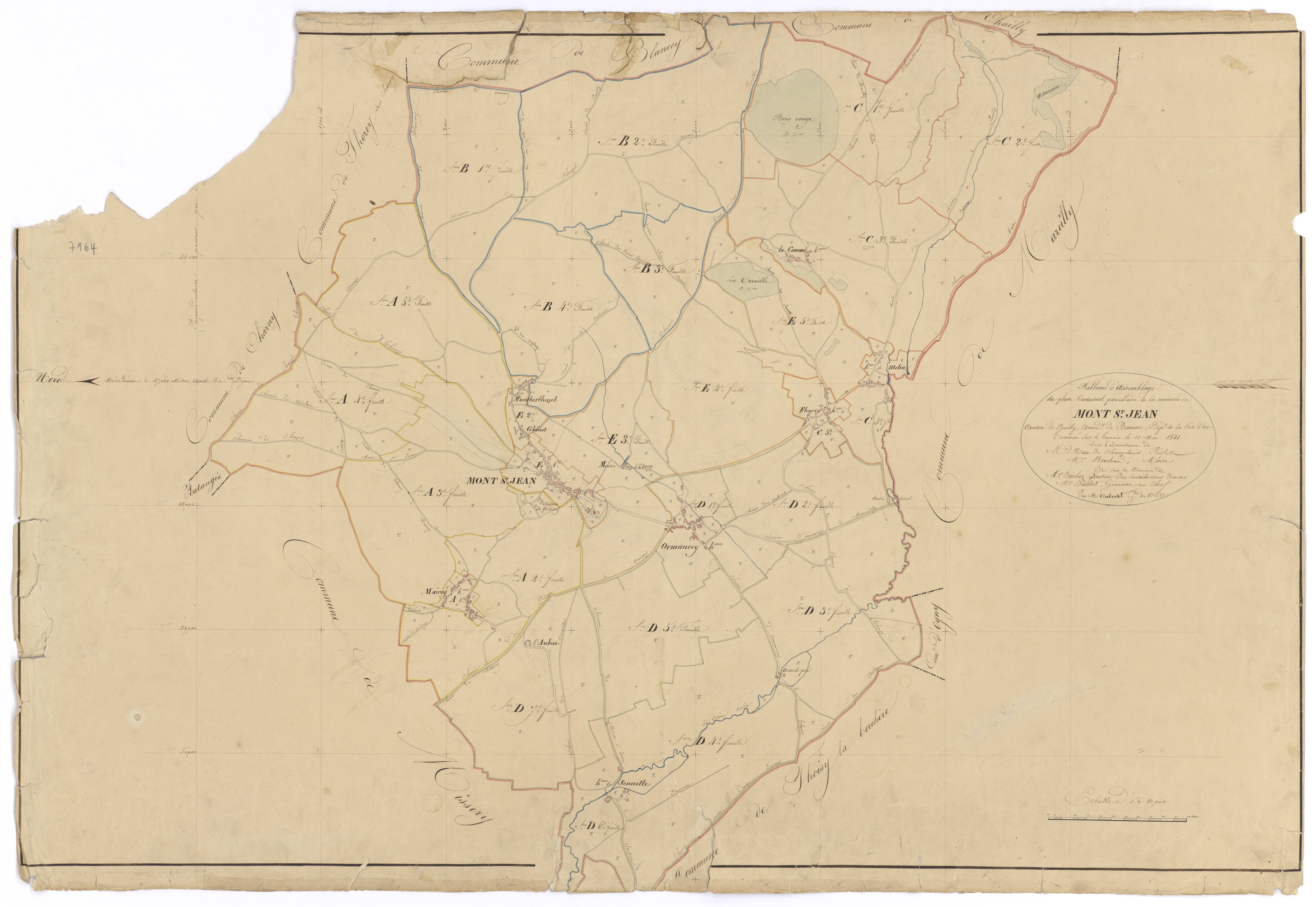 Mont-Saint-Jean - Tableau d'assemblage - 3 P PLAN 440/1