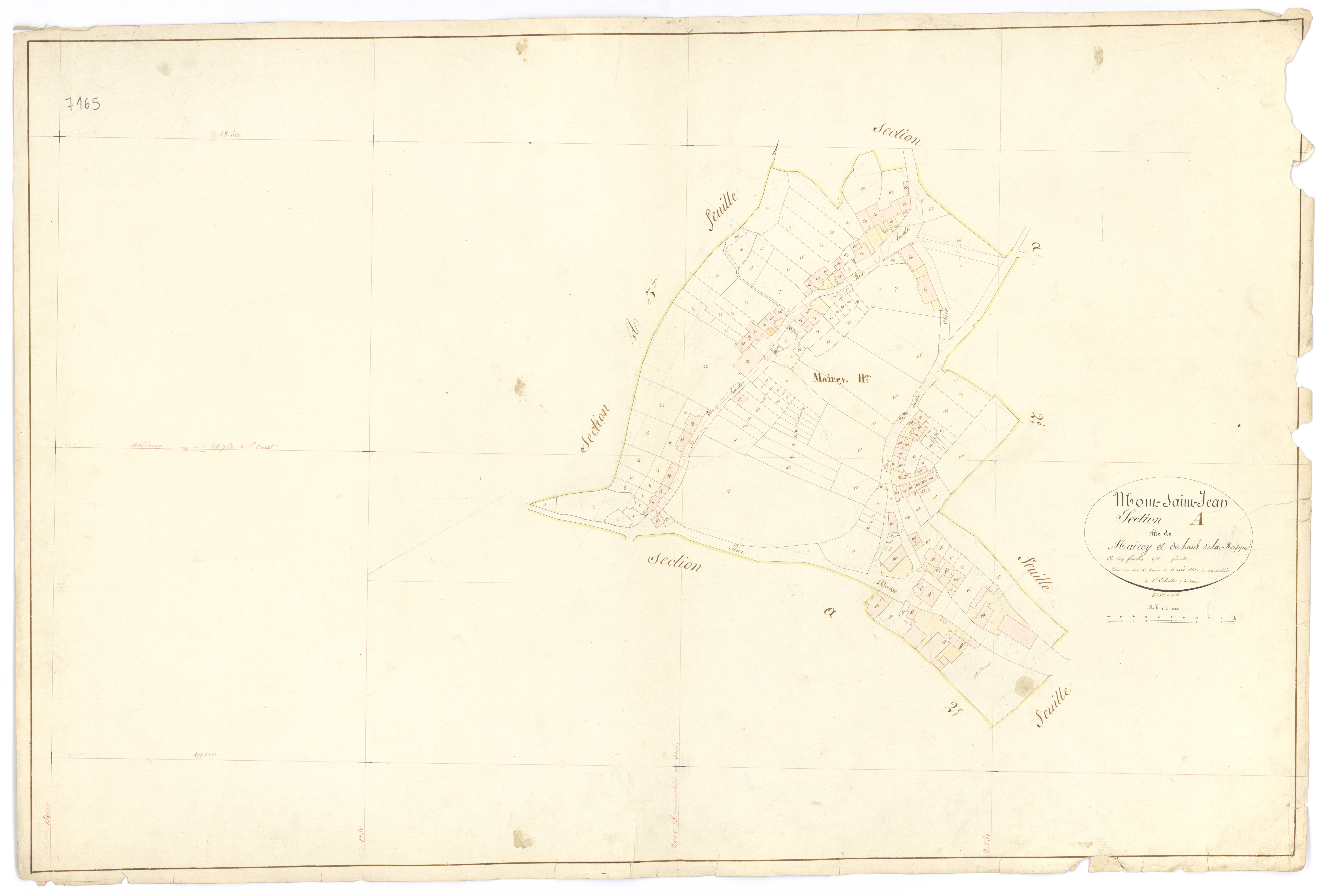 Mont-Saint-Jean - Section A1 - 3 P PLAN 440/2