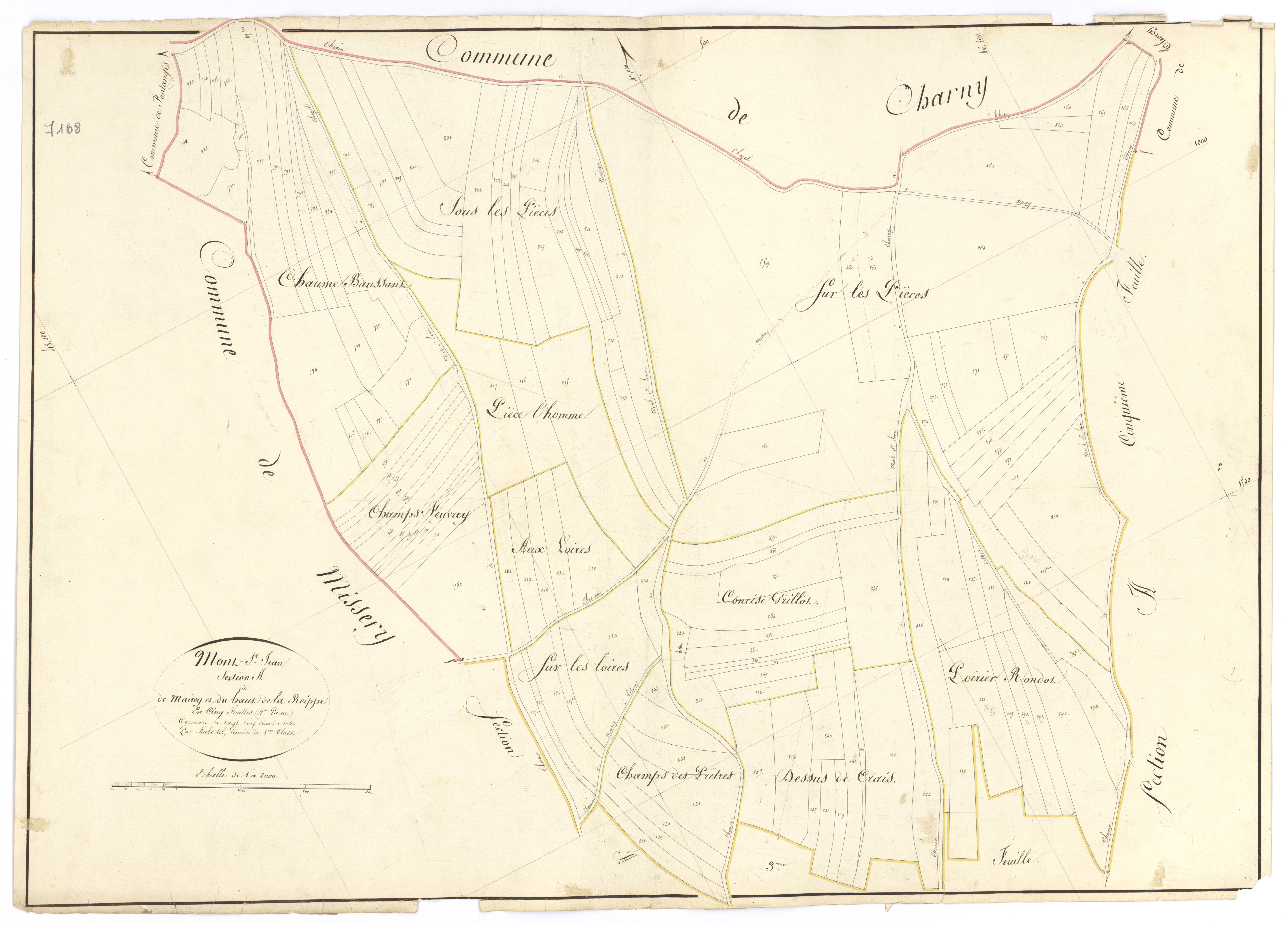 Mont-Saint-Jean - Section A4 - 3 P PLAN 440/5
