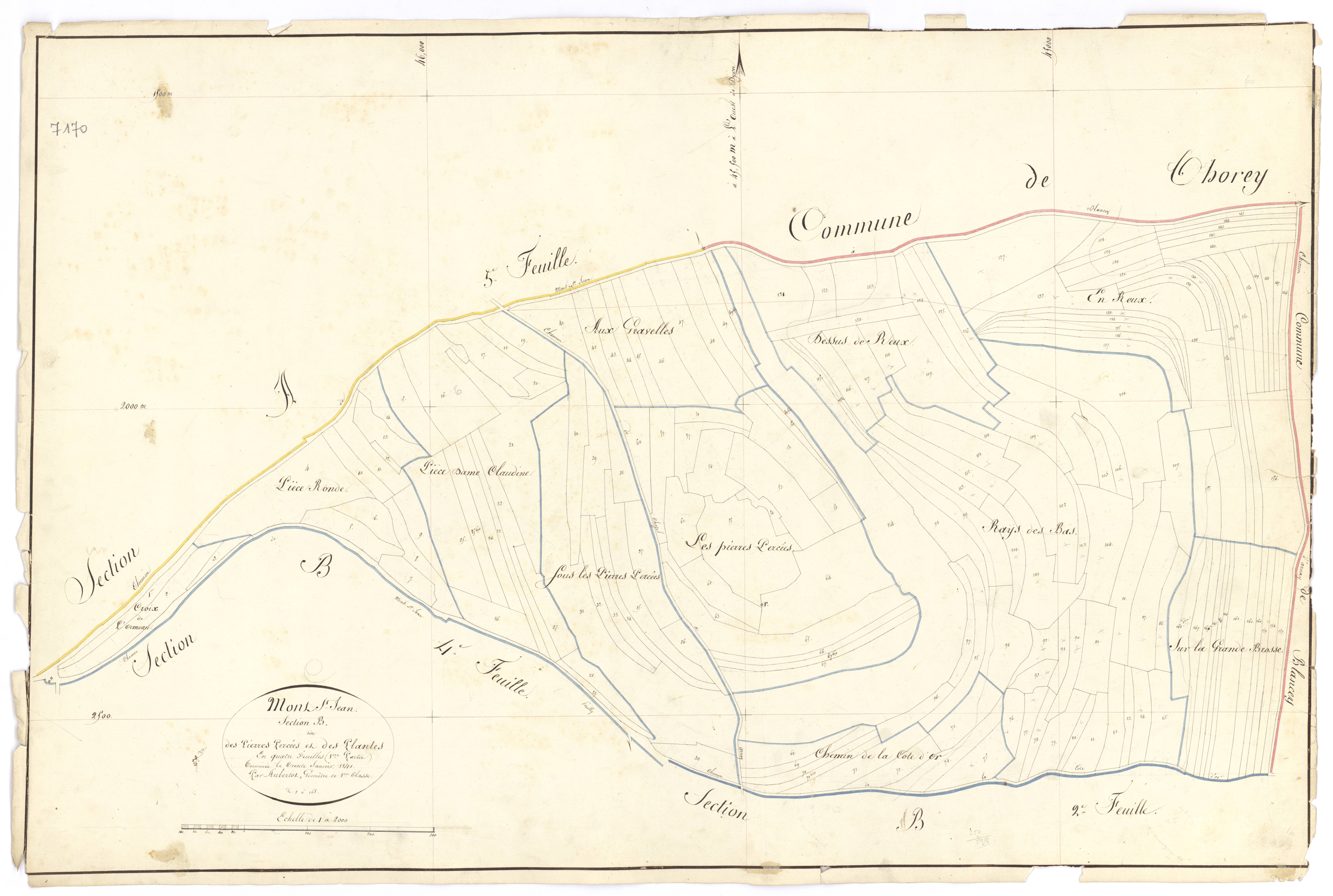 Mont-Saint-Jean - Section B1 - 3 P PLAN 440/7