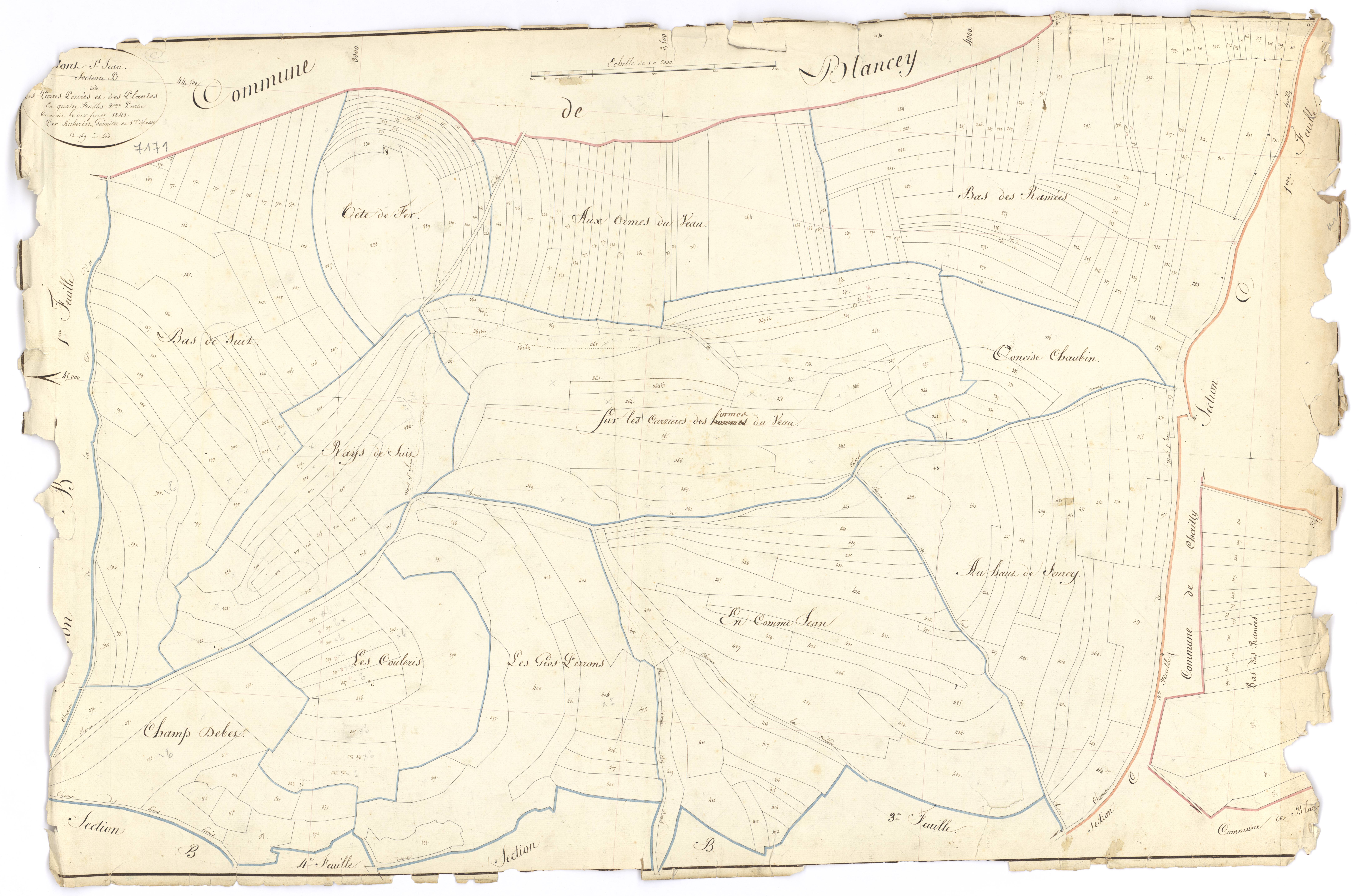 Mont-Saint-Jean - Section B2 - 3 P PLAN 440/8