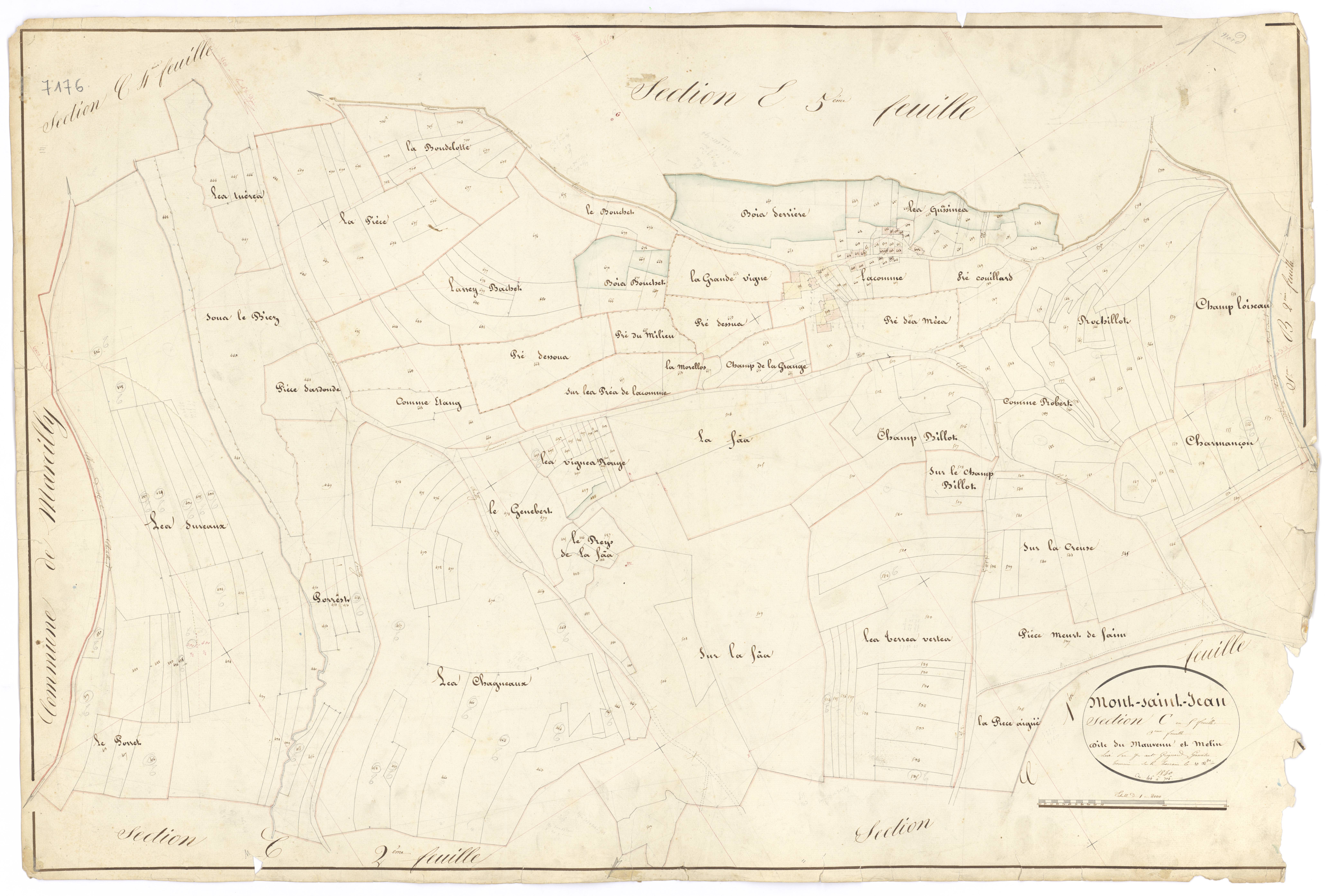 Mont-Saint-Jean - Section C3 - 3 P PLAN 440/13
