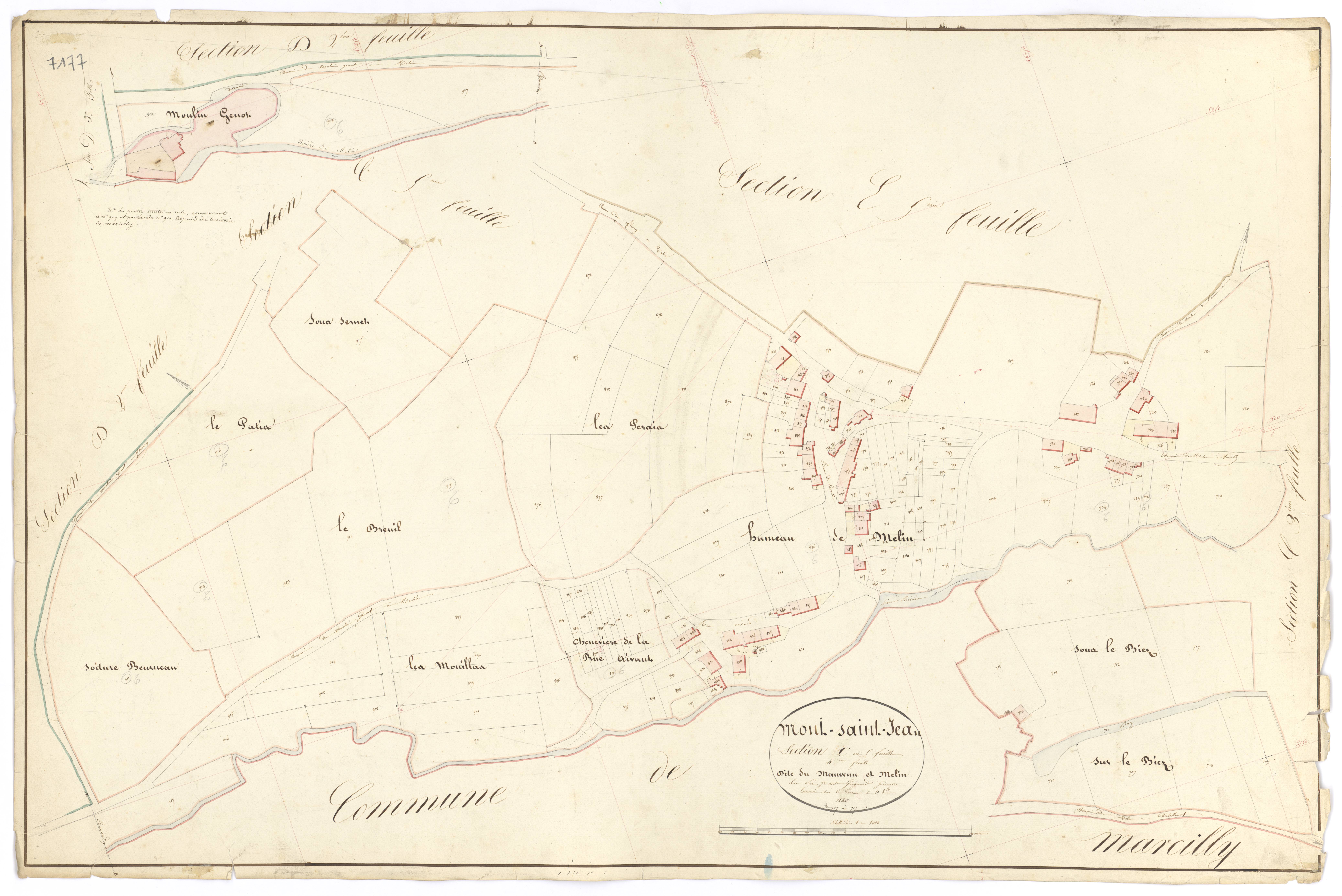 Mont-Saint-Jean - Section C4 - 3 P PLAN 440/14