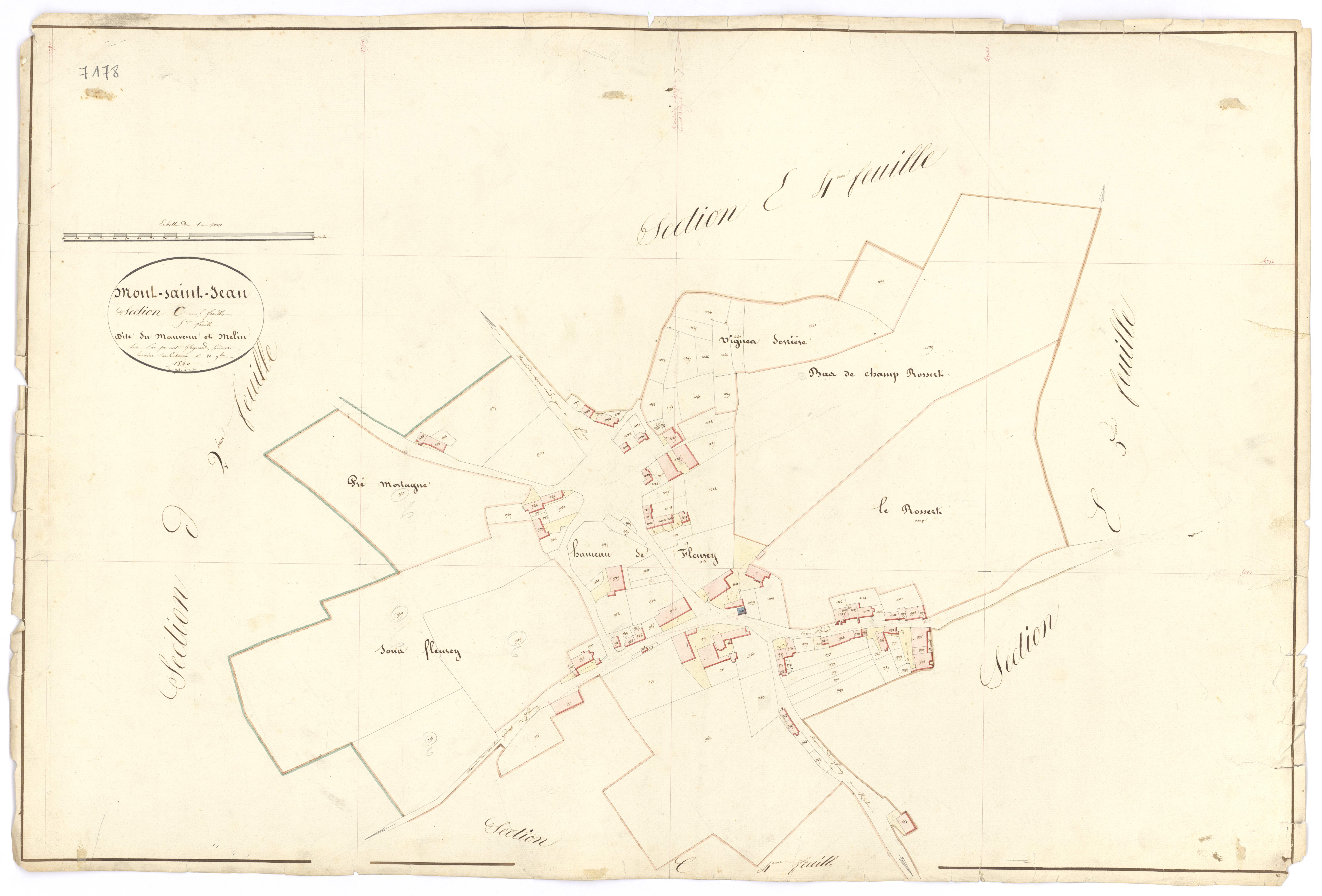 Mont-Saint-Jean - Section C5 - 3 P PLAN 440/15