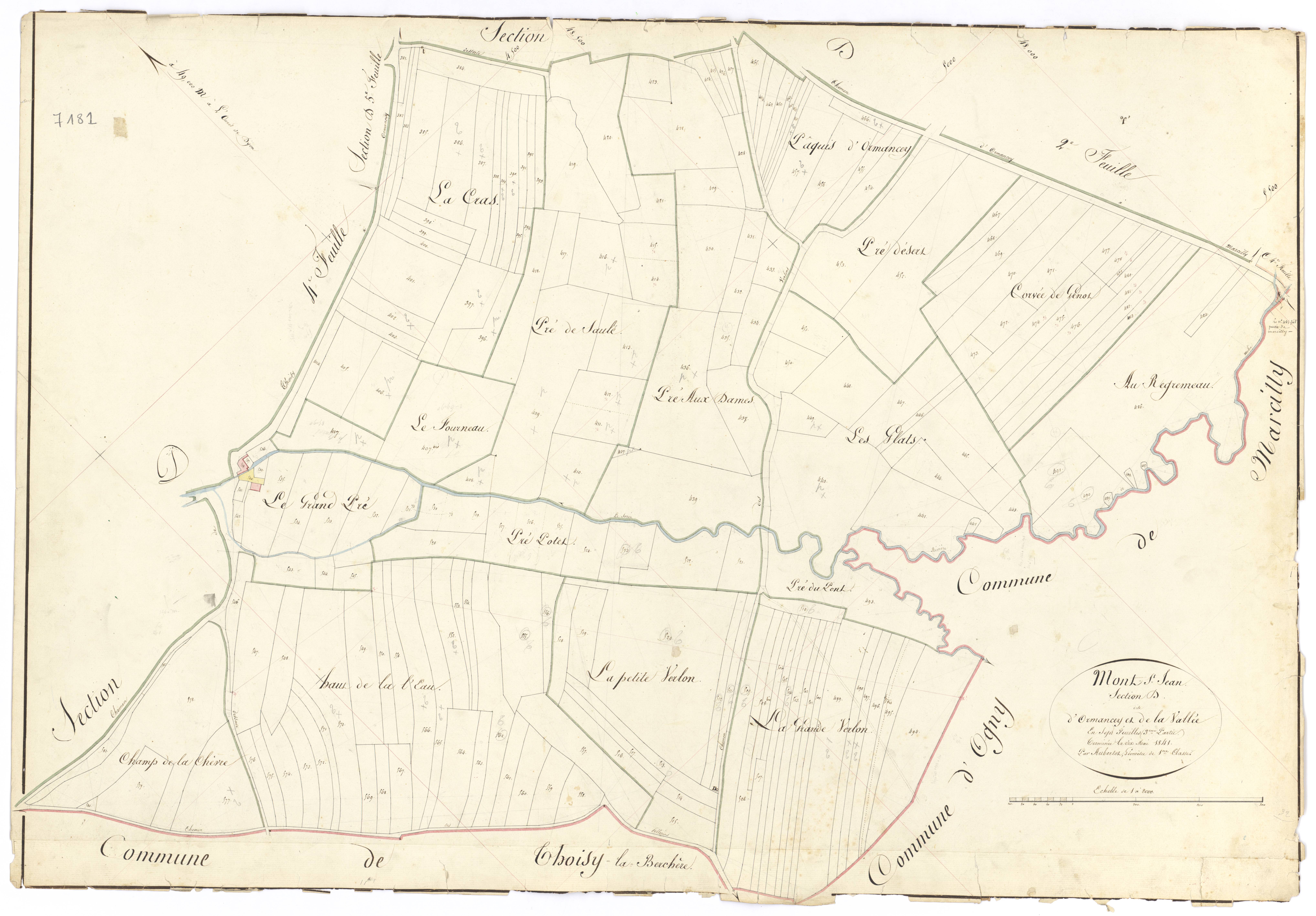 Mont-Saint-Jean - Section D3 - 3 P PLAN 440/18