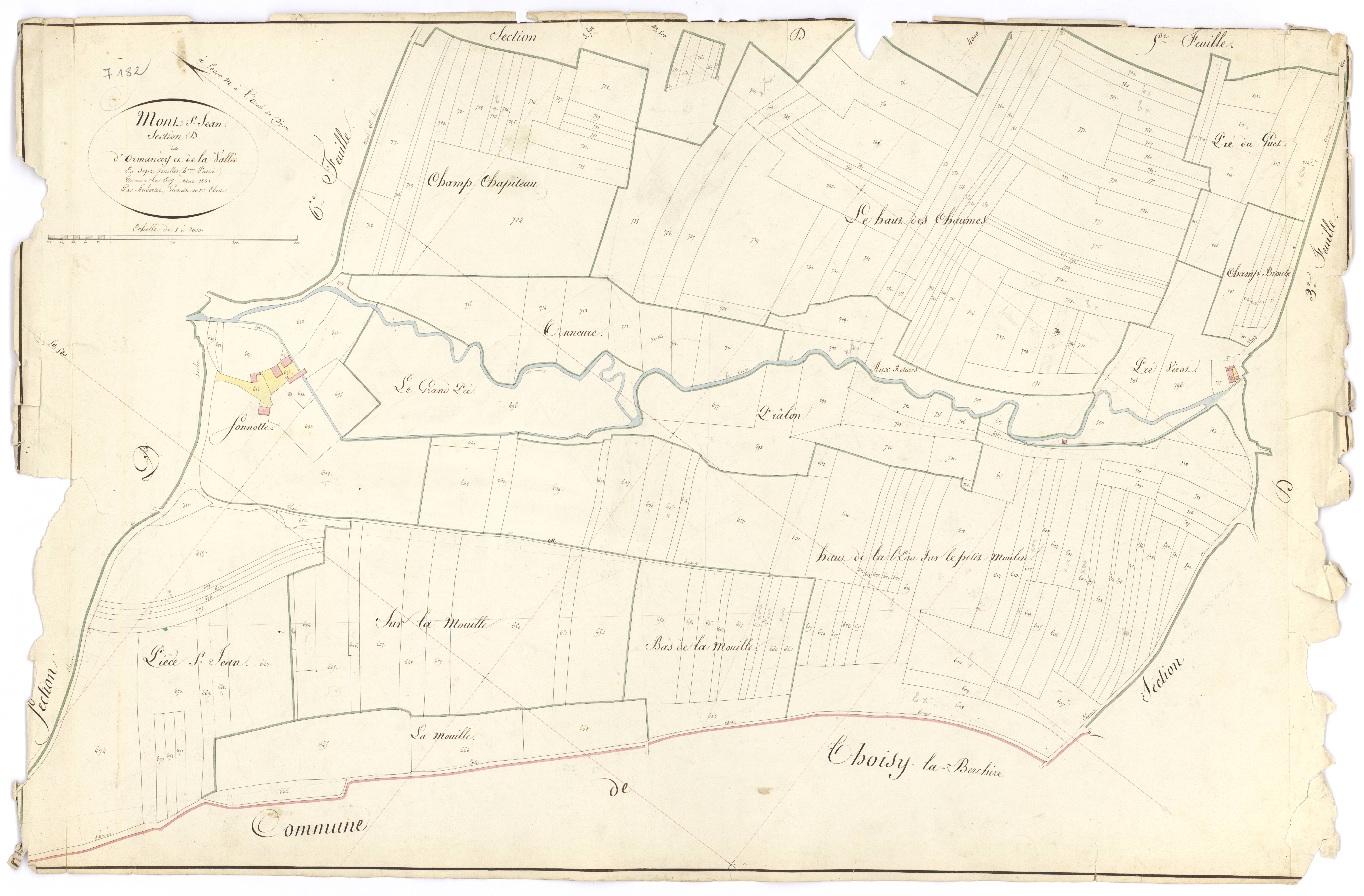 Mont-Saint-Jean - Section D4 - 3 P PLAN 440/19
