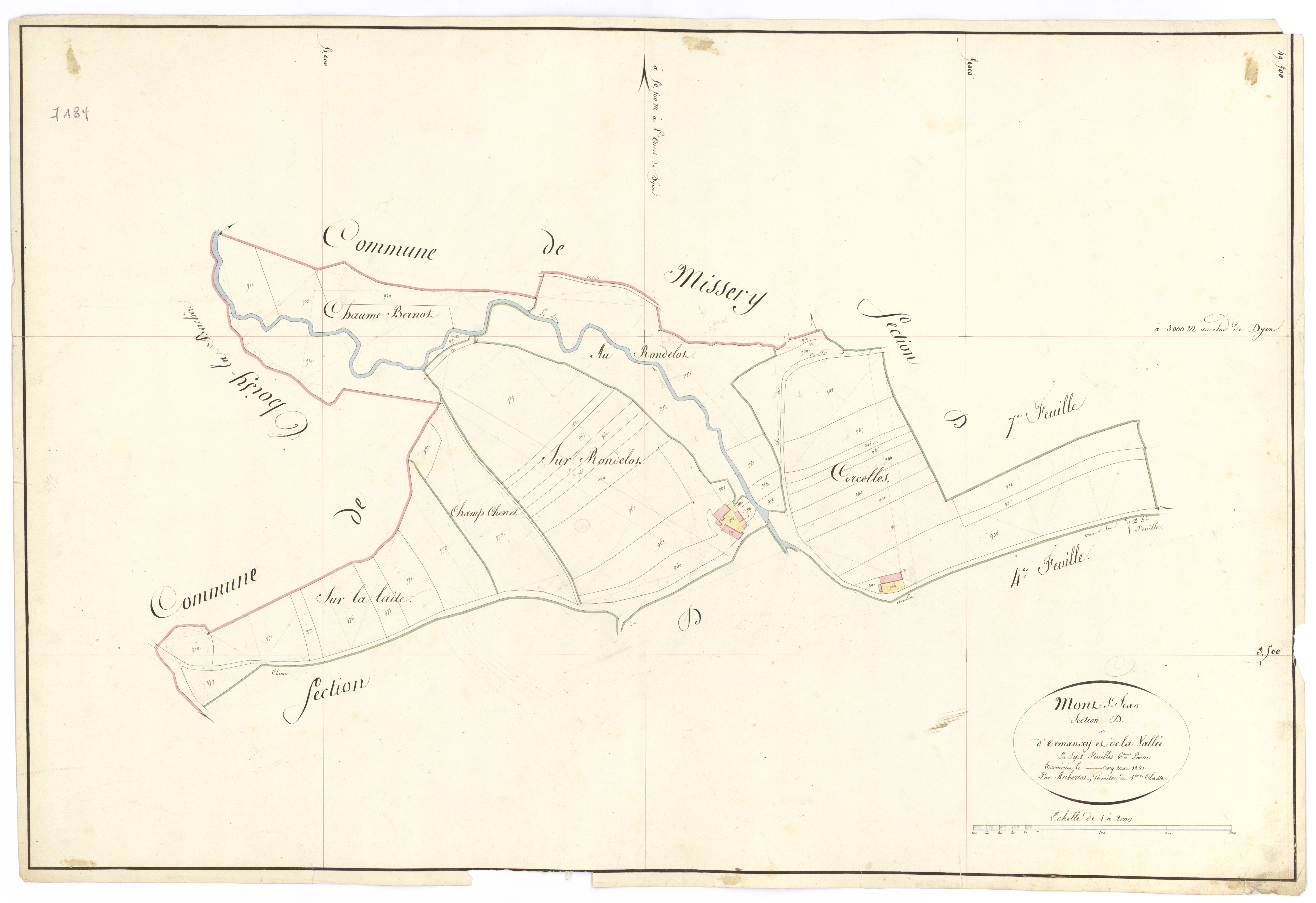 Mont-Saint-Jean - Section D6 - 3 P PLAN 440/21