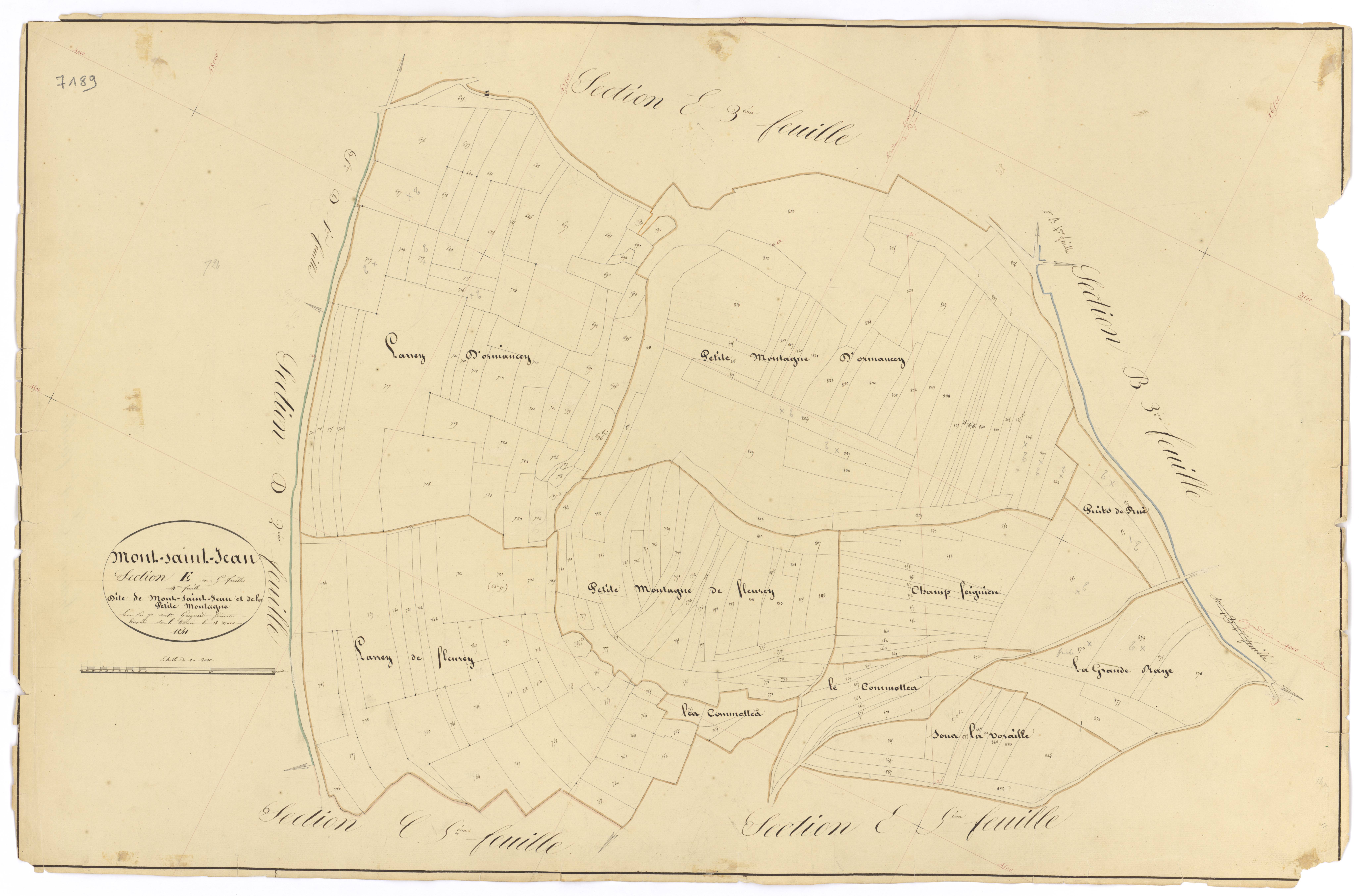 Mont-Saint-Jean - Section E4 - 3 P PLAN 440/26
