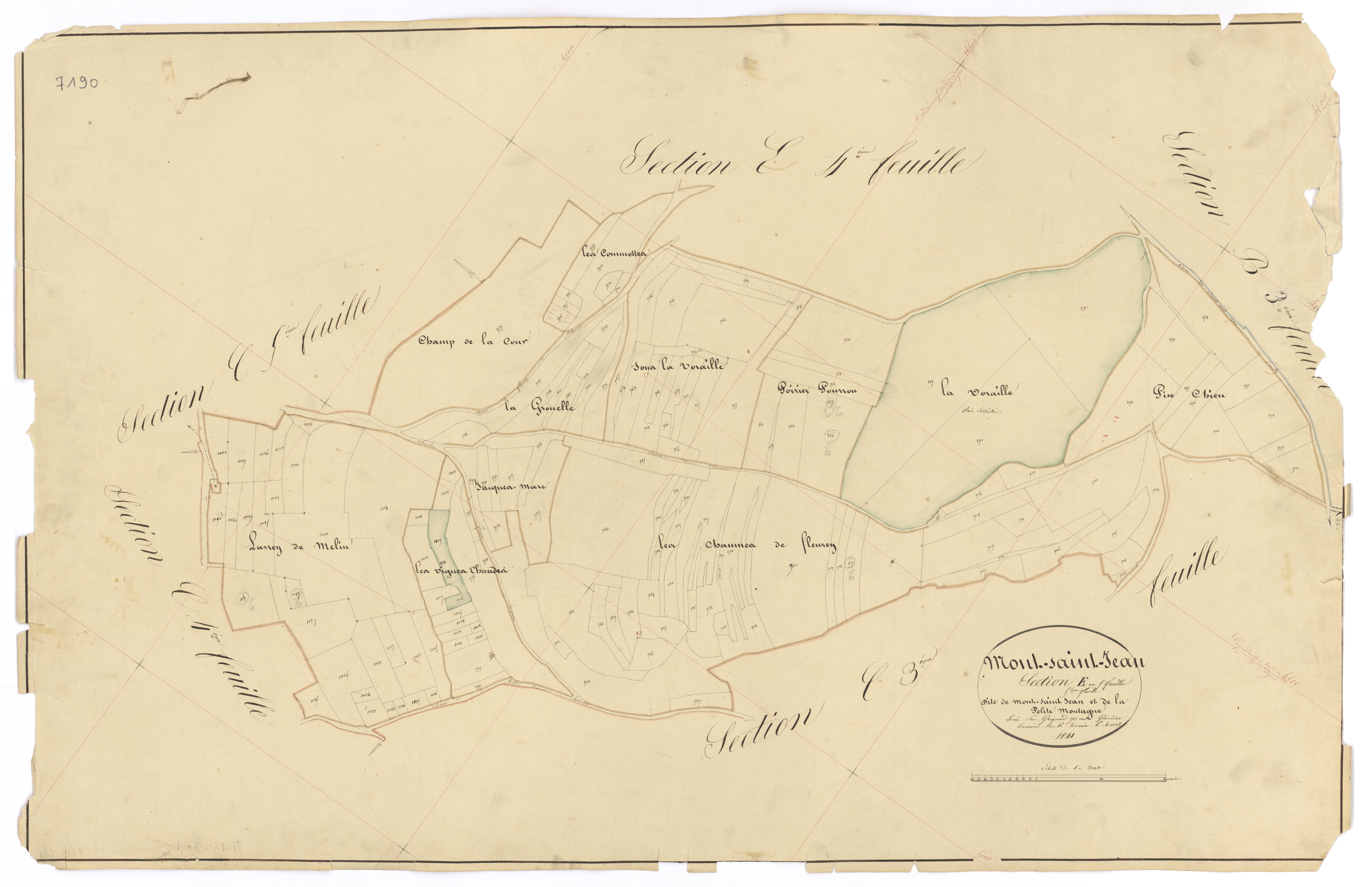 Mont-Saint-Jean - Section E5 - 3 P PLAN 440/27