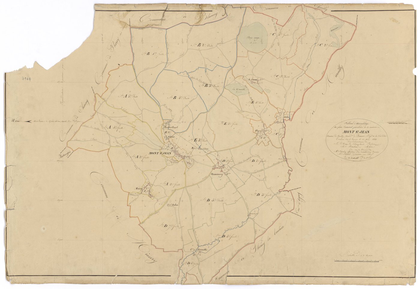 Mont-Saint-Jean - Tableau d'assemblage - 3 P PLAN 440/1
