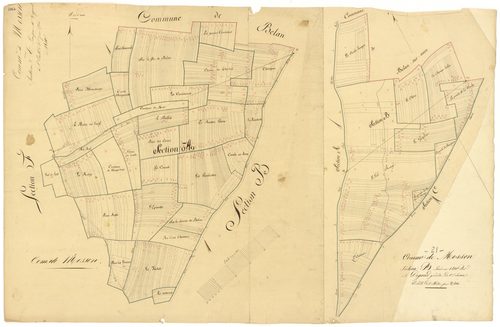 Mosson - Sections A et B - 3 P PLAN 443/2
