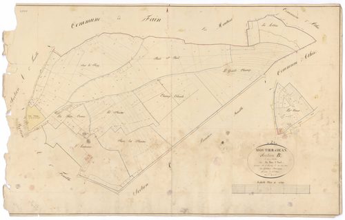 Moutiers-Saint-Jean - Section B - PLAN