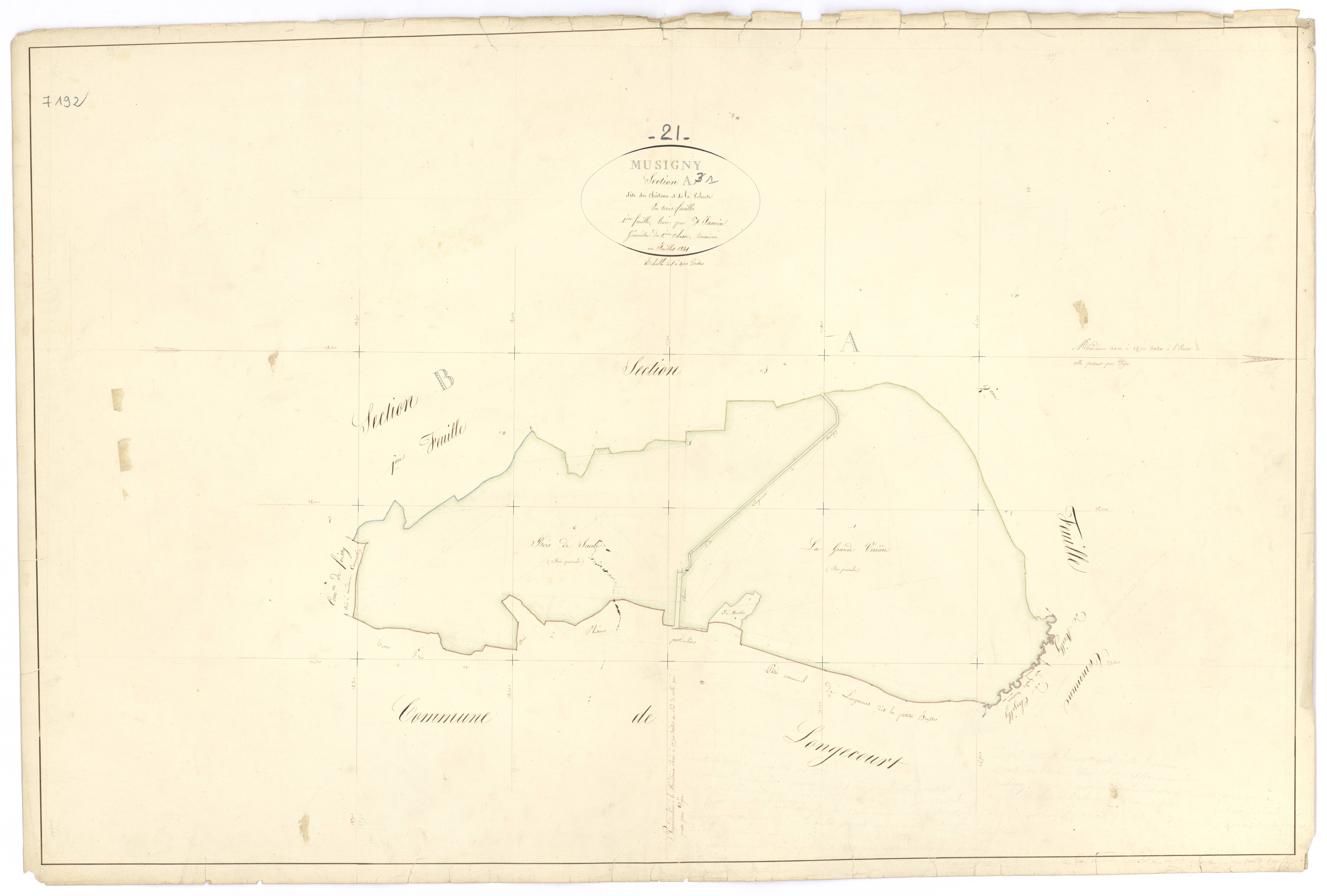 Musigny - Section A1 - 3 P PLAN 446/2