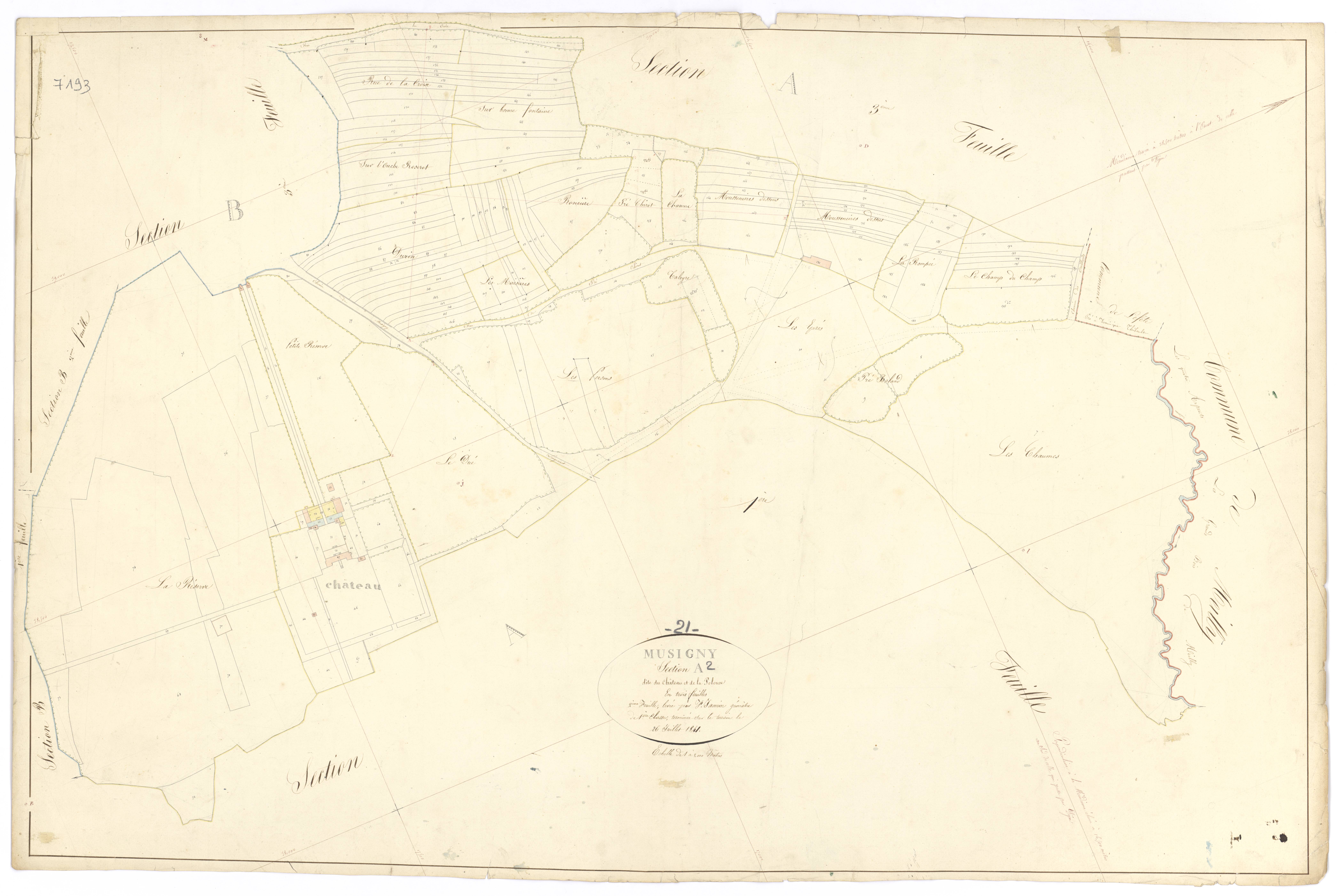 Musigny - Section A2 - 3 P PLAN 446/3